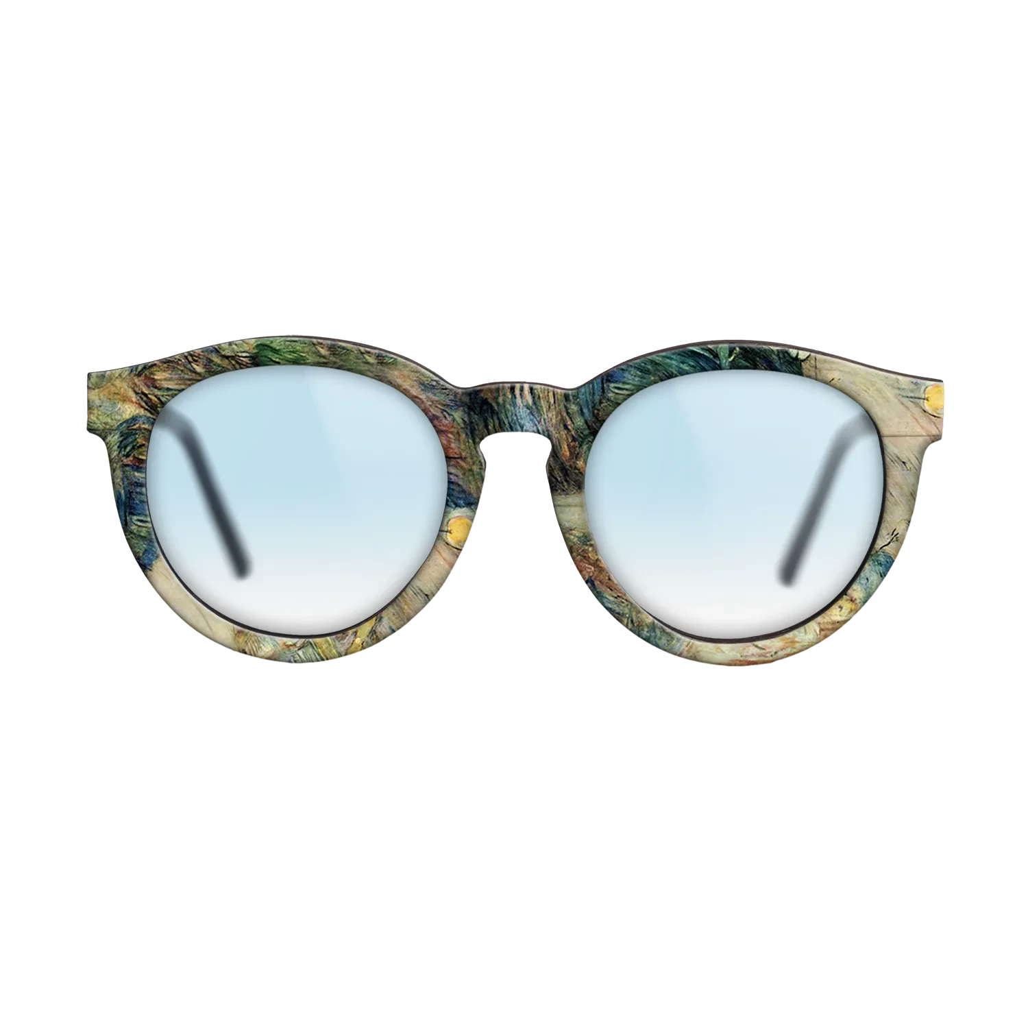 Oil Painting on Straight Grain Walnut: Rococo - The Dancer in Her Dressing Room, 1885 - Henri de Toulouse-Lautrec - The Rebel - Round - 1089 - SIRIS wood optic