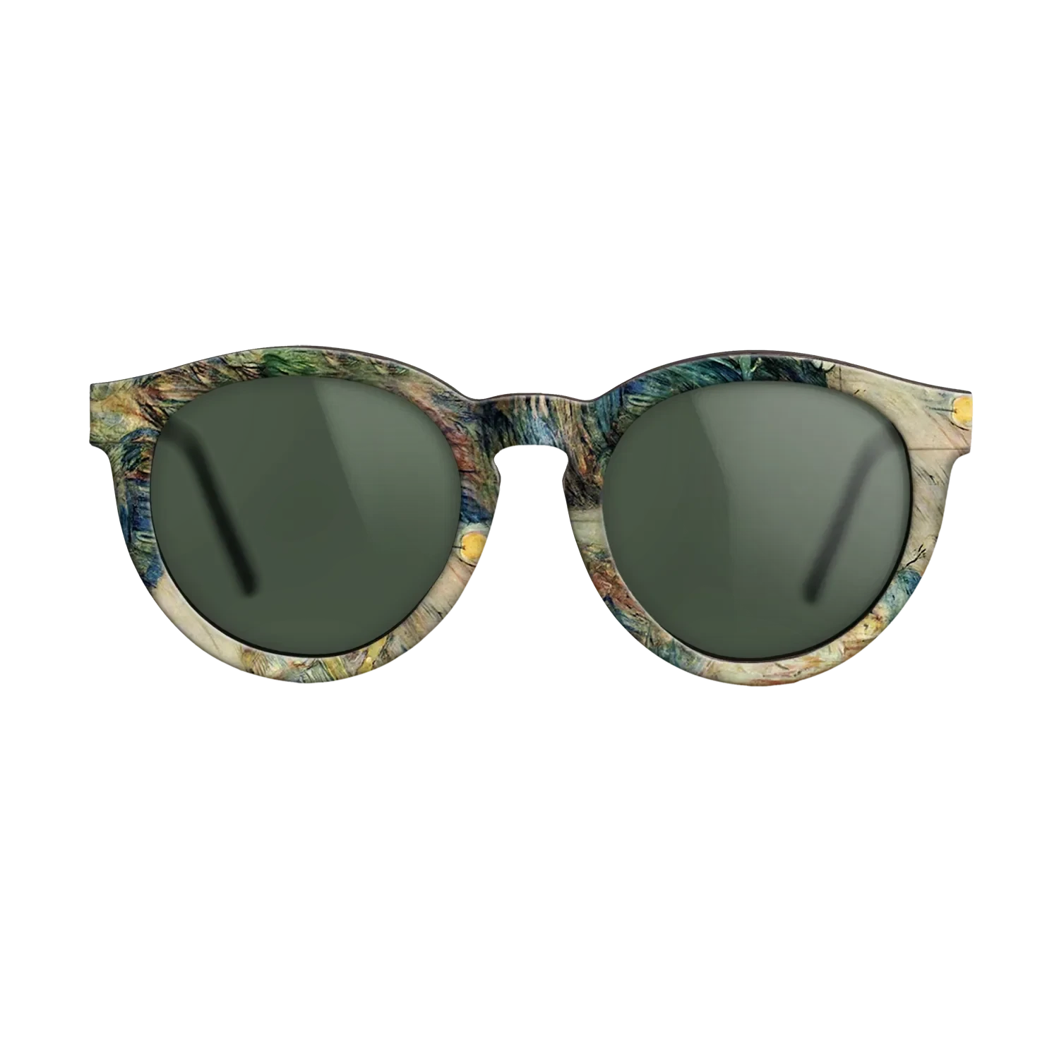 Oil Painting on Straight Grain Walnut: Rococo - The Dancer in Her Dressing Room, 1885 - Henri de Toulouse-Lautrec - The Rebel - Round - 1089 - SIRIS wood optic