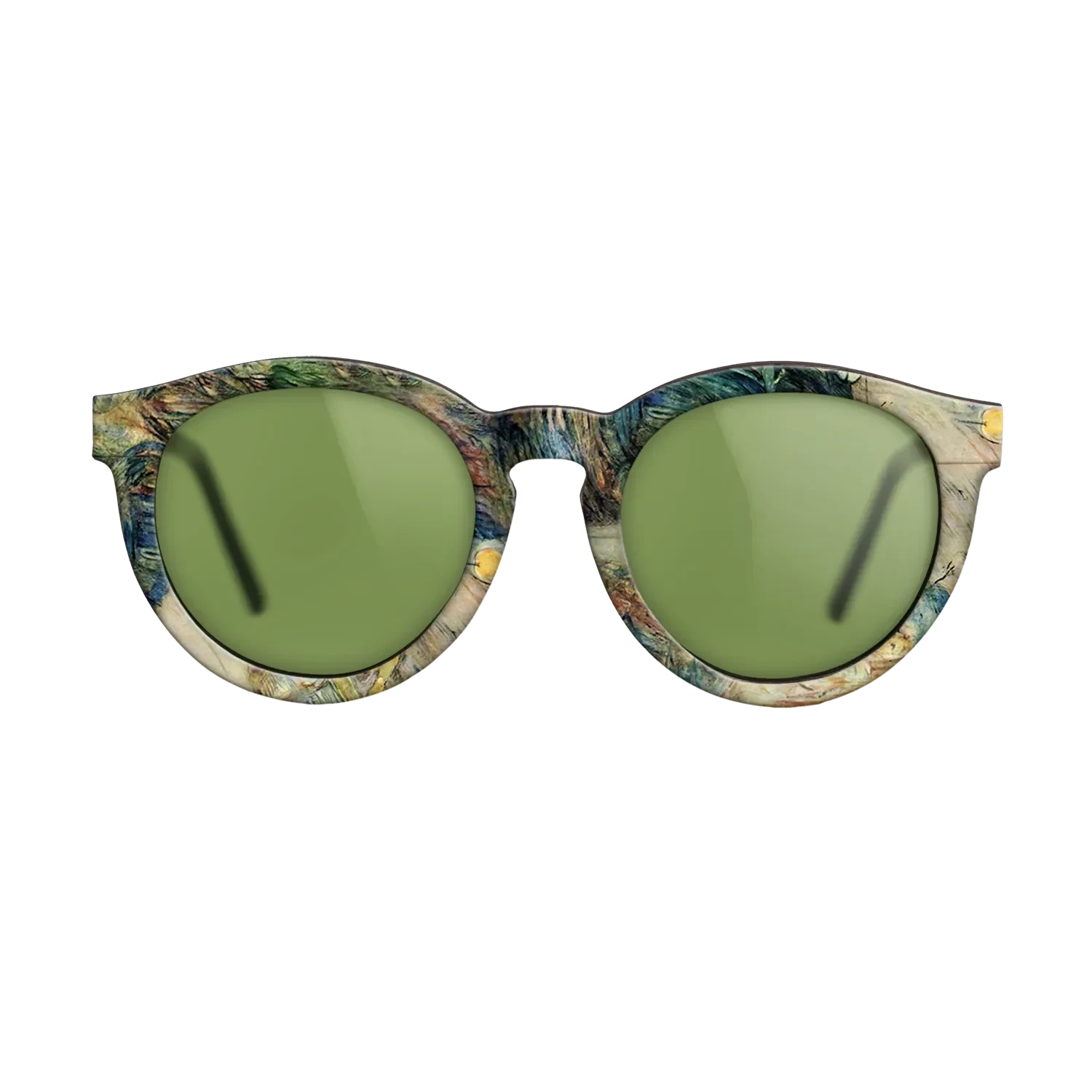 Oil Painting on Straight Grain Walnut: Rococo - The Dancer in Her Dressing Room, 1885 - Henri de Toulouse-Lautrec - The Rebel - Round - 1089 - SIRIS wood optic