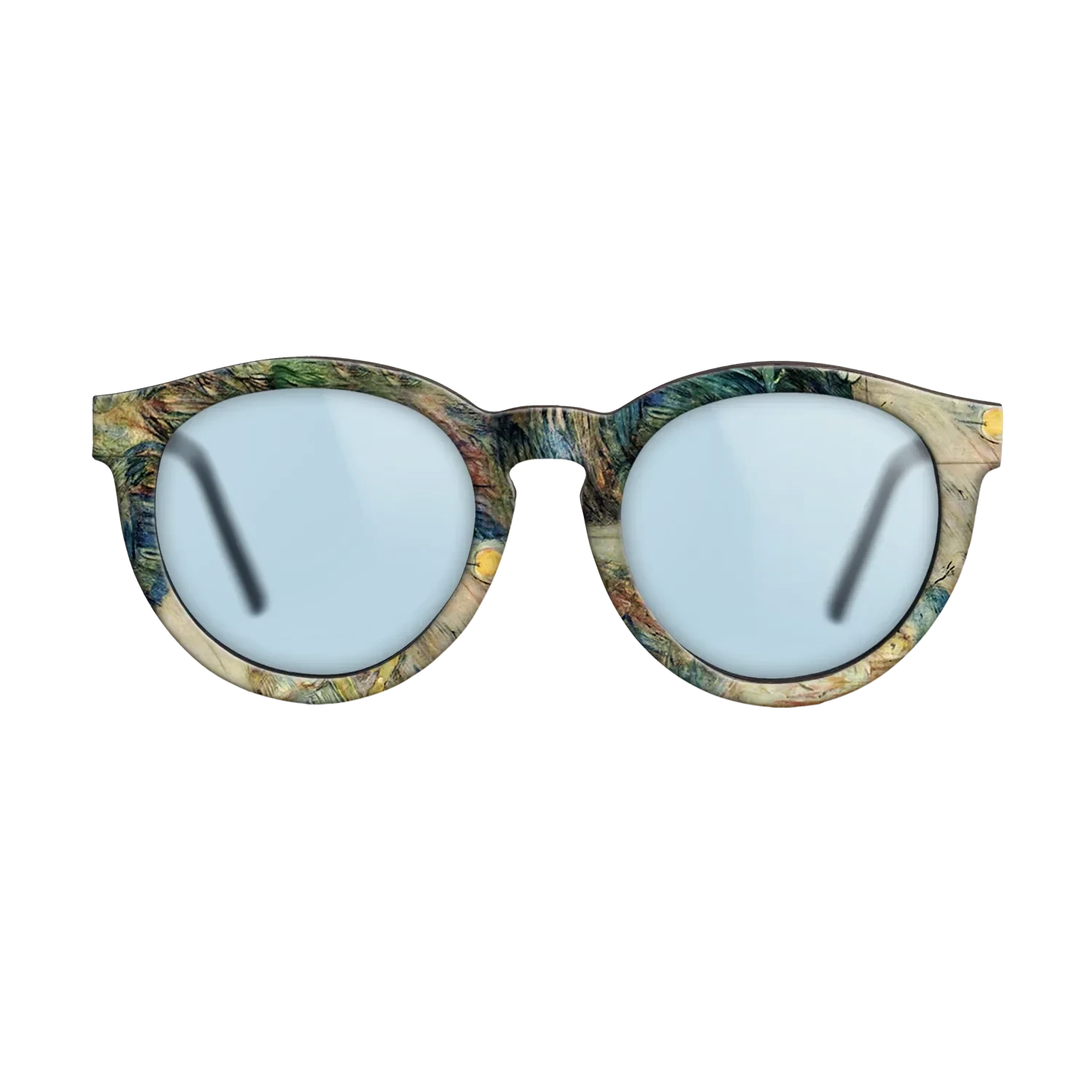 Oil Painting on Straight Grain Walnut: Rococo - The Dancer in Her Dressing Room, 1885 - Henri de Toulouse-Lautrec - The Rebel - Round - 1089 - SIRIS wood optic