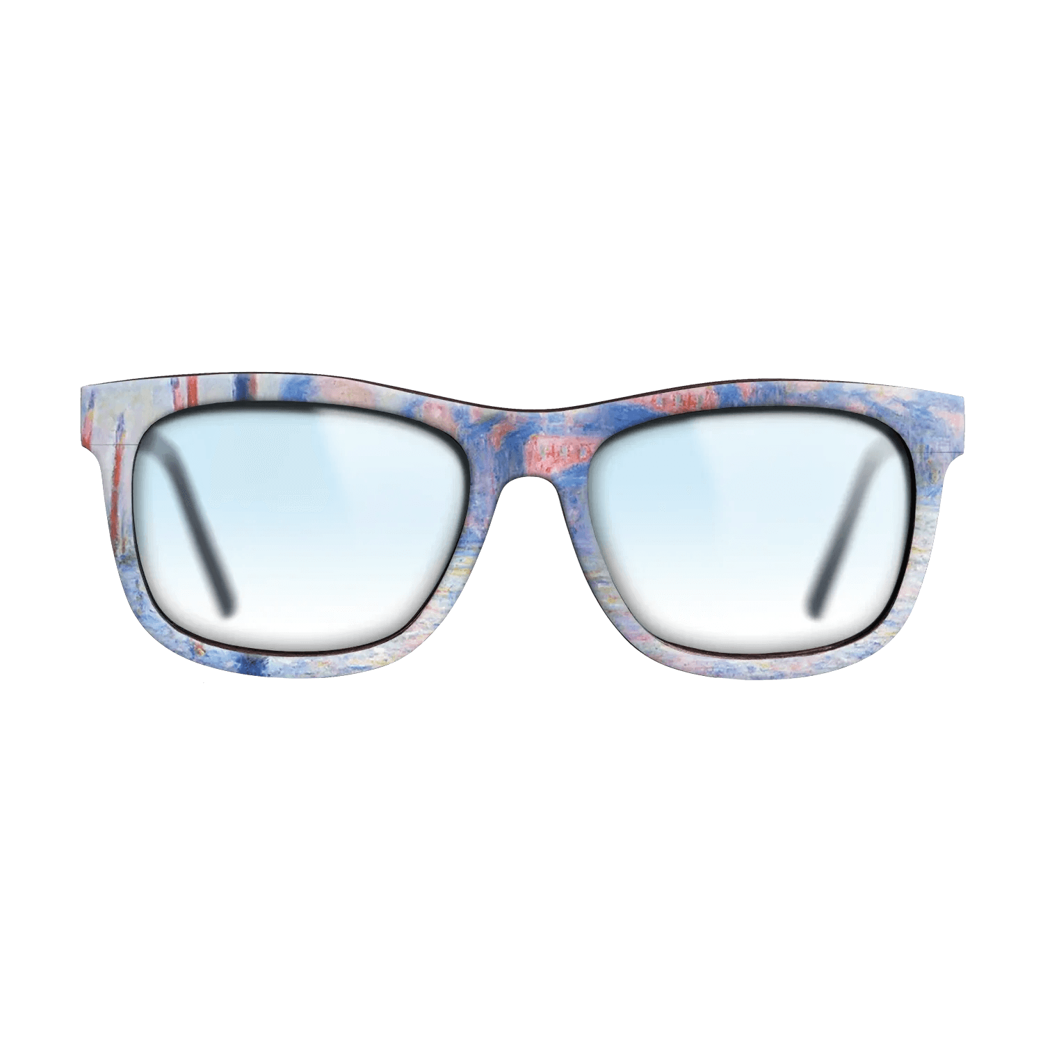 Oil Painting on Straight Grain Walnut: Rococo - The Grand Canal 02, 1908 - Claude Monet - The Hero - Square - 761 - SIRIS wood optic