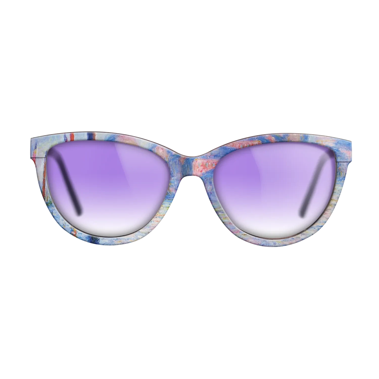 Oil Painting on Straight Grain Walnut: Rococo - The Grand Canal 02, 1908 - Claude Monet - The Maiden - Cat - 761 - SIRIS wood optic