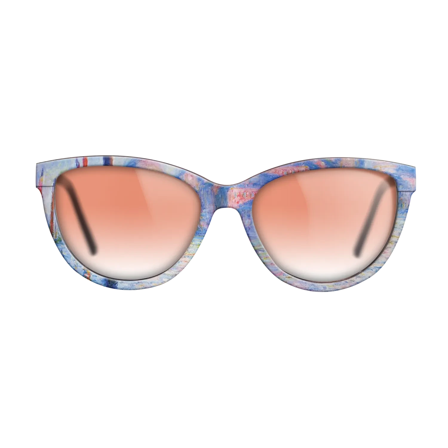 Oil Painting on Straight Grain Walnut: Rococo - The Grand Canal 02, 1908 - Claude Monet - The Maiden - Cat - 761 - SIRIS wood optic