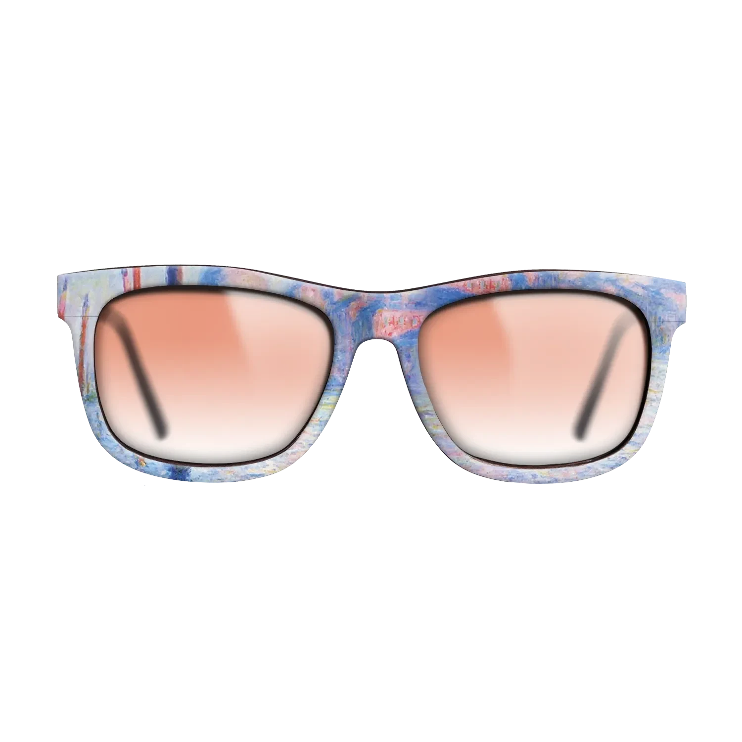 Oil Painting on Straight Grain Walnut: Rococo - The Grand Canal 02, 1908 - Claude Monet - The Hero - Square - 761 - SIRIS wood optic