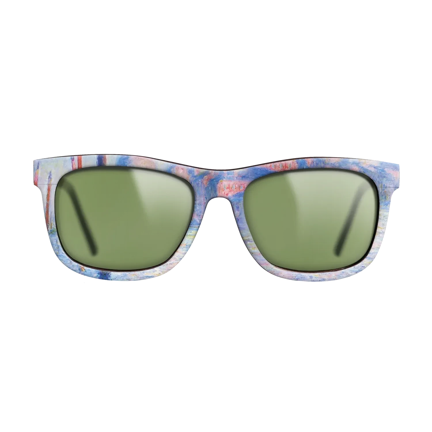 Oil Painting on Straight Grain Walnut: Rococo - The Grand Canal 02, 1908 - Claude Monet - The Hero - Square - 761 - SIRIS wood optic