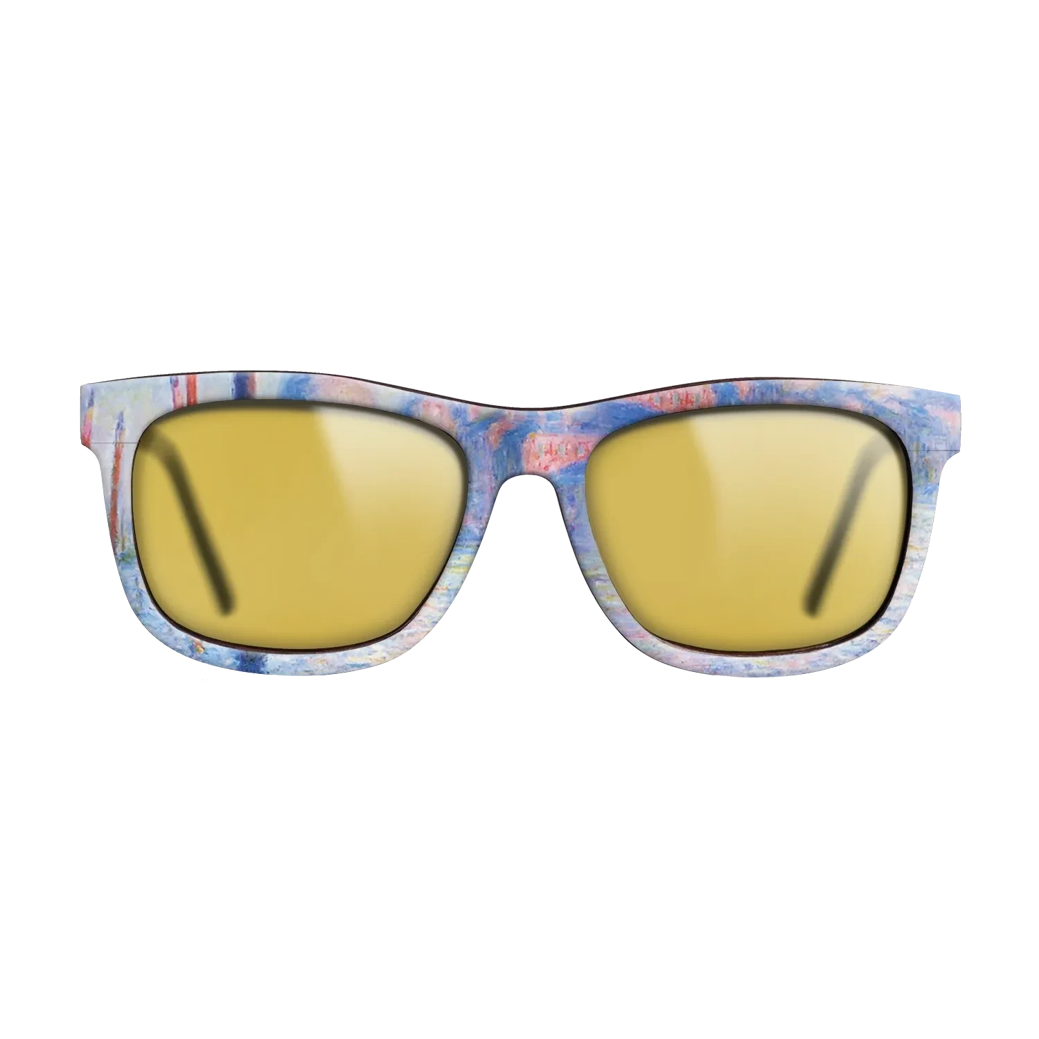 Oil Painting on Straight Grain Walnut: Rococo - The Grand Canal 02, 1908 - Claude Monet - The Hero - Square - 761 - SIRIS wood optic