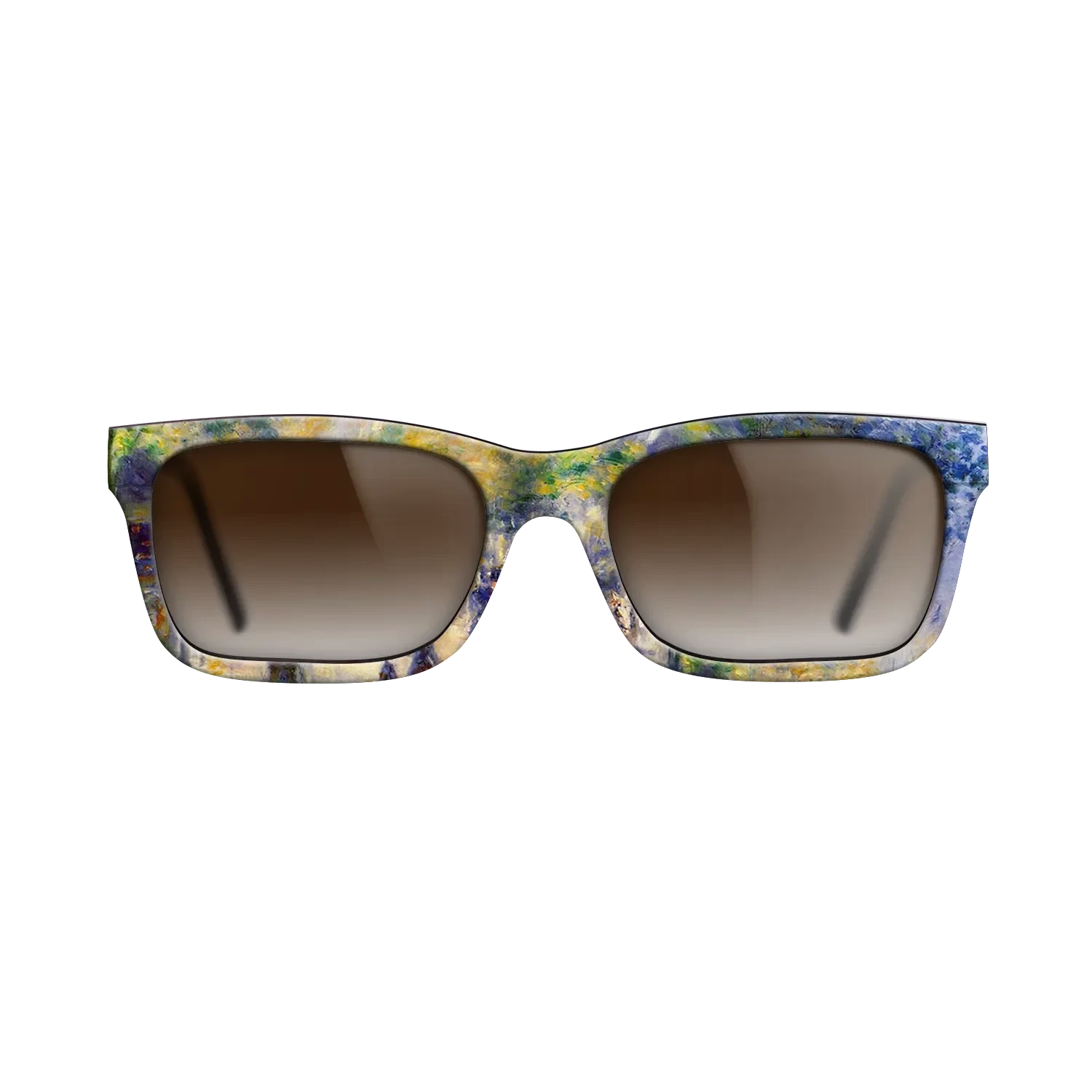 Oil Painting on Straight Grain Walnut: Rococo - The Great Boulevards, 1875 - Pierre-Auguste Renoir - The Sage - Rectangle - 785 - SIRIS wood optic