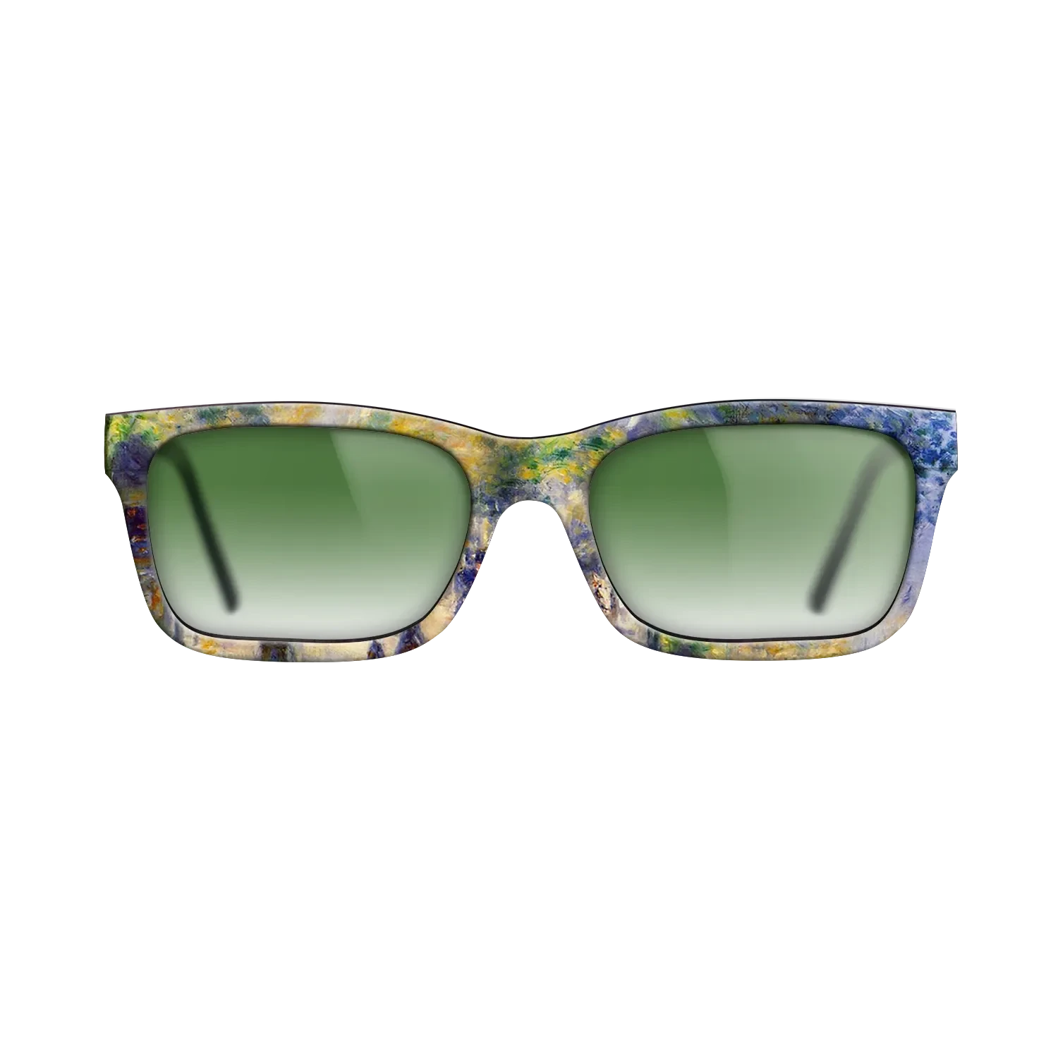 Oil Painting on Straight Grain Walnut: Rococo - The Great Boulevards, 1875 - Pierre-Auguste Renoir - The Sage - Rectangle - 785 - SIRIS wood optic