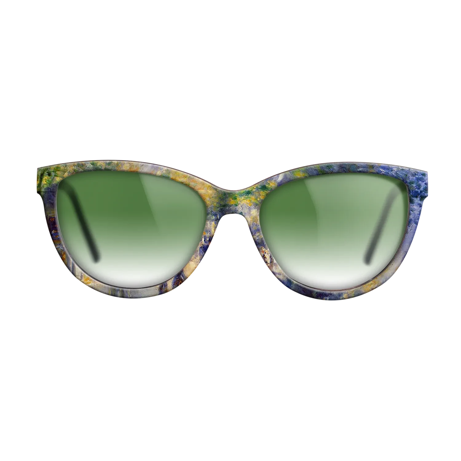 Oil Painting on Straight Grain Walnut: Rococo - The Great Boulevards, 1875 - Pierre-Auguste Renoir - The Maiden - Cat - 785 - SIRIS wood optic