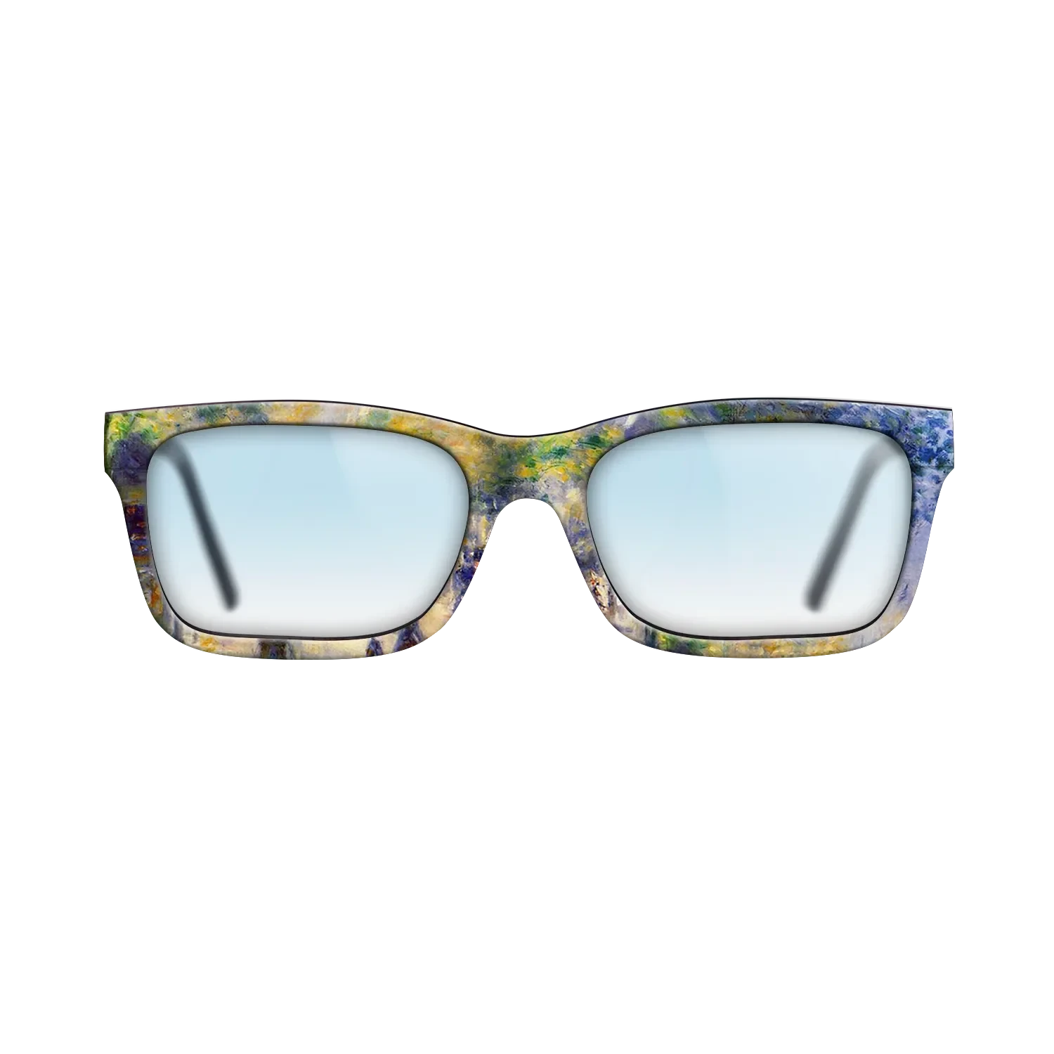 Oil Painting on Straight Grain Walnut: Rococo - The Great Boulevards, 1875 - Pierre-Auguste Renoir - The Sage - Rectangle - 785 - SIRIS wood optic