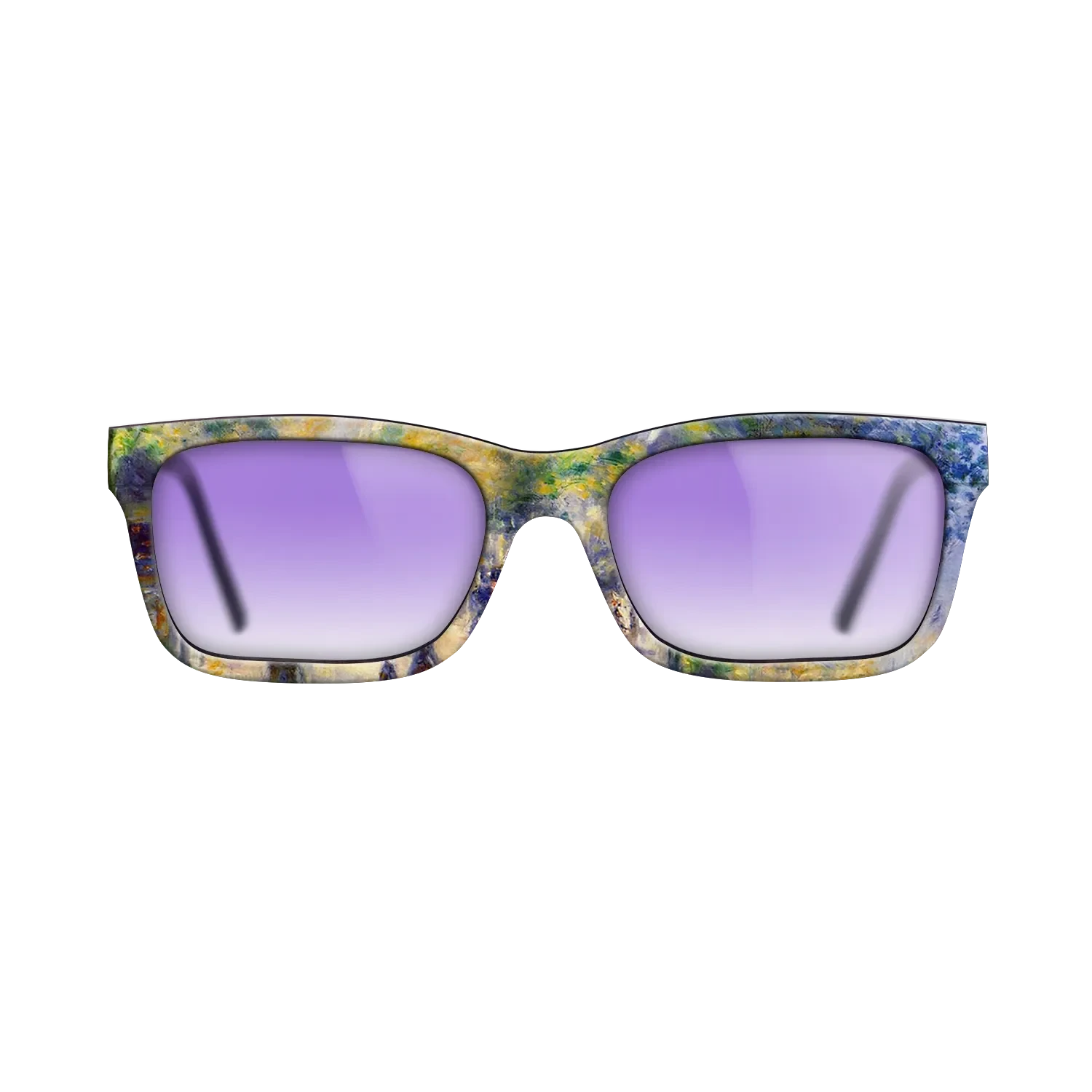 Oil Painting on Straight Grain Walnut: Rococo - The Great Boulevards, 1875 - Pierre-Auguste Renoir - The Sage - Rectangle - 785 - SIRIS wood optic