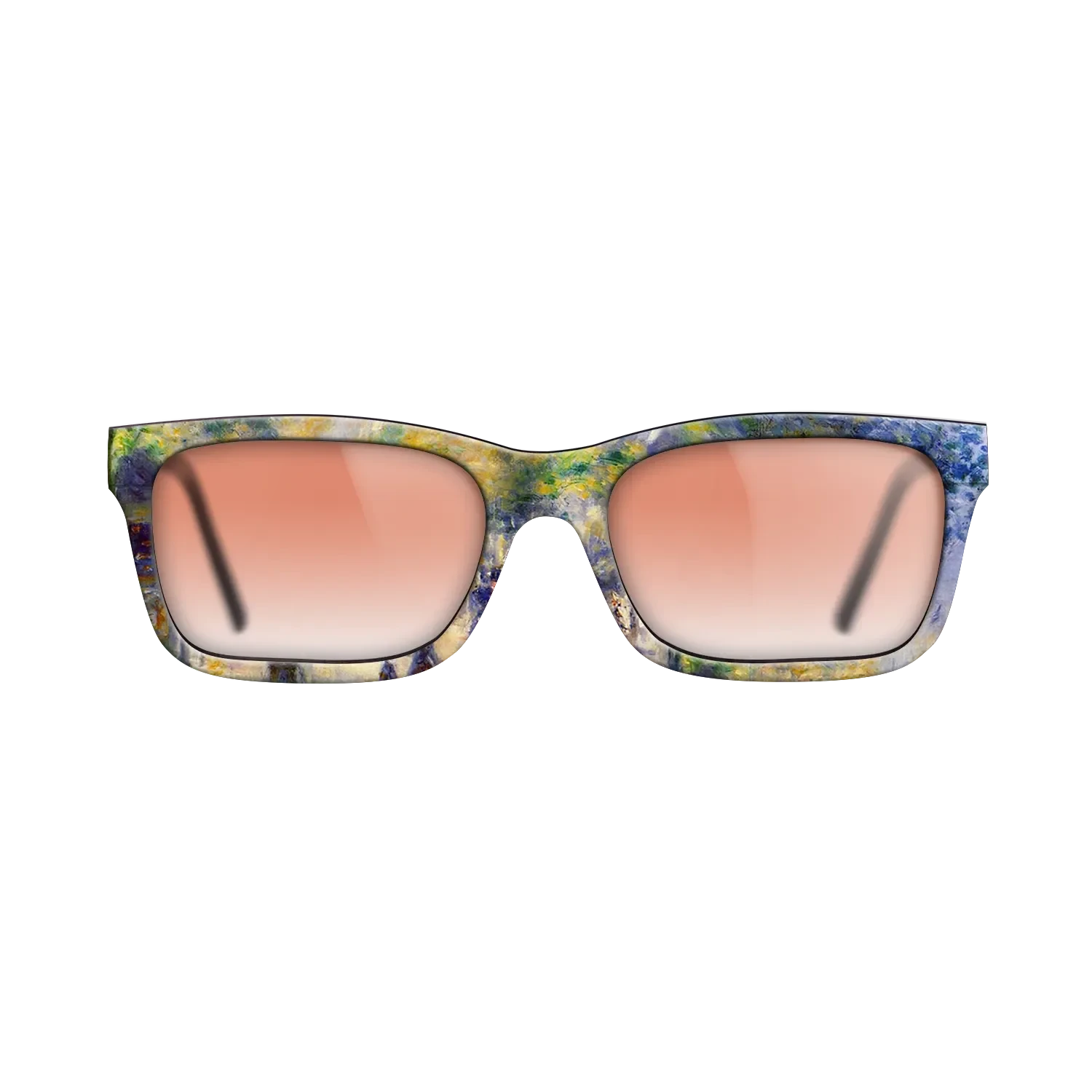 Oil Painting on Straight Grain Walnut: Rococo - The Great Boulevards, 1875 - Pierre-Auguste Renoir - The Sage - Rectangle - 785 - SIRIS wood optic