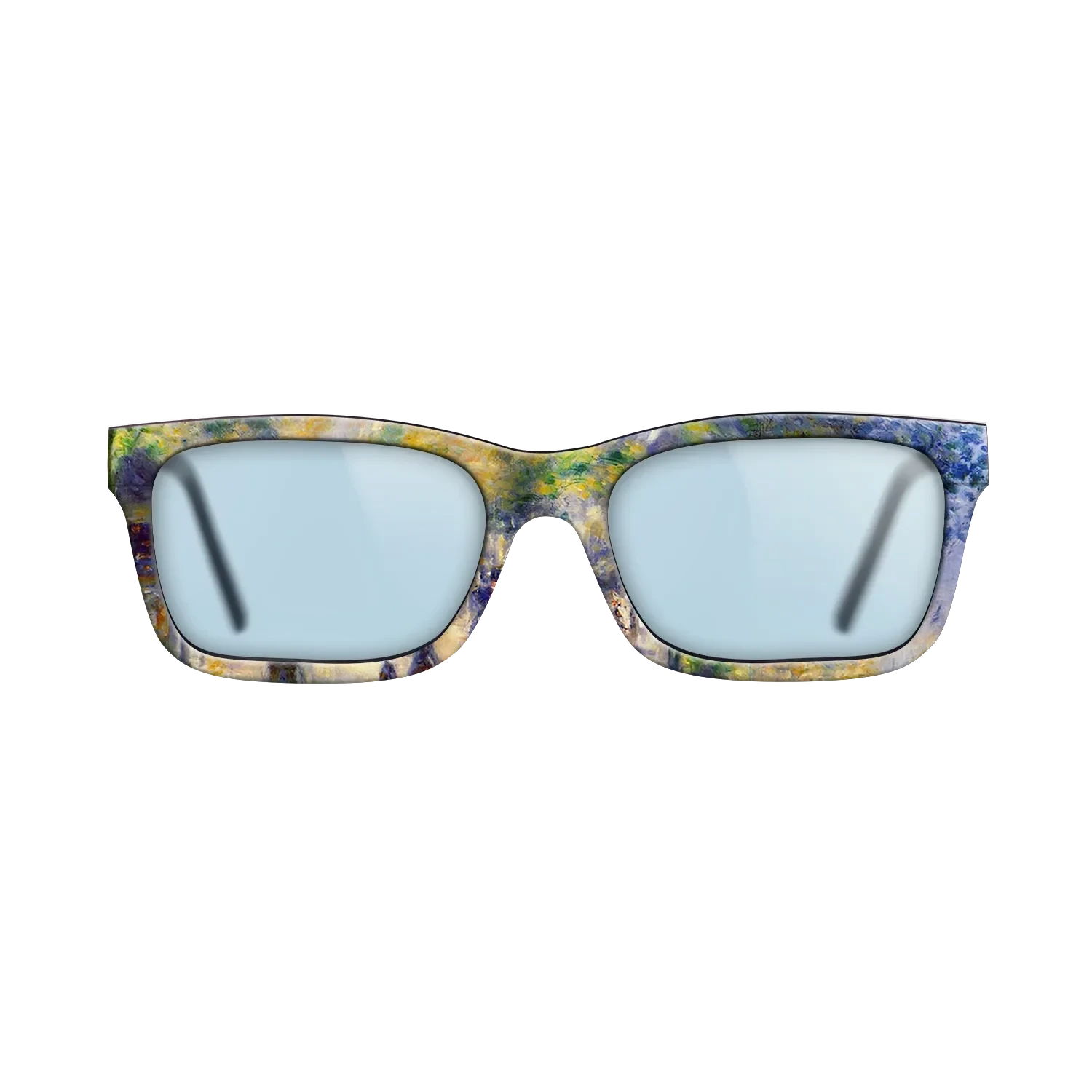 Oil Painting on Straight Grain Walnut: Rococo - The Great Boulevards, 1875 - Pierre-Auguste Renoir - The Sage - Rectangle - 785 - SIRIS wood optic