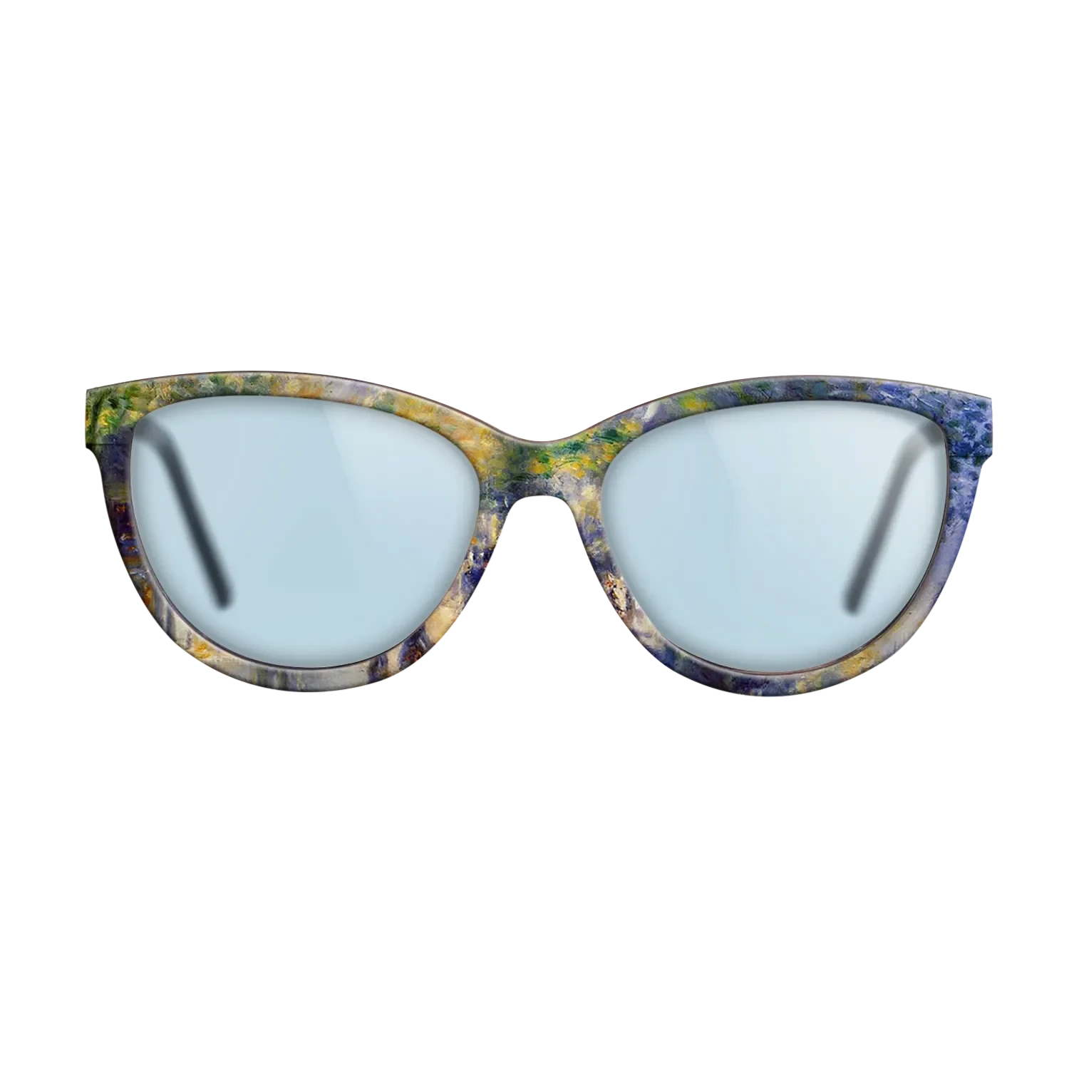 Oil Painting on Straight Grain Walnut: Rococo - The Great Boulevards, 1875 - Pierre-Auguste Renoir - The Maiden - Cat - 785 - SIRIS wood optic