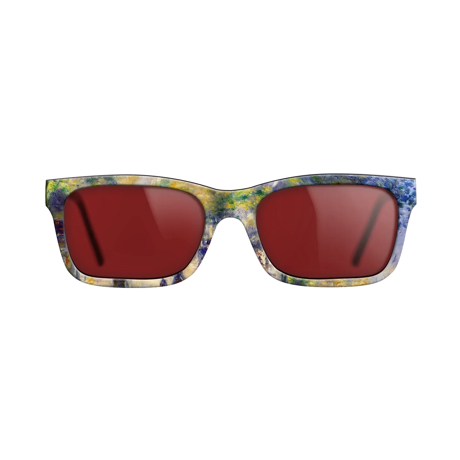 Oil Painting on Straight Grain Walnut: Rococo - The Great Boulevards, 1875 - Pierre-Auguste Renoir - The Sage - Rectangle - 785 - SIRIS wood optic