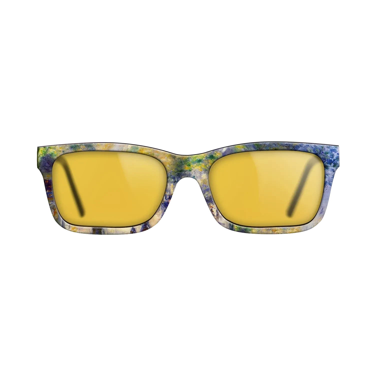 Oil Painting on Straight Grain Walnut: Rococo - The Great Boulevards, 1875 - Pierre-Auguste Renoir - The Sage - Rectangle - 785 - SIRIS wood optic