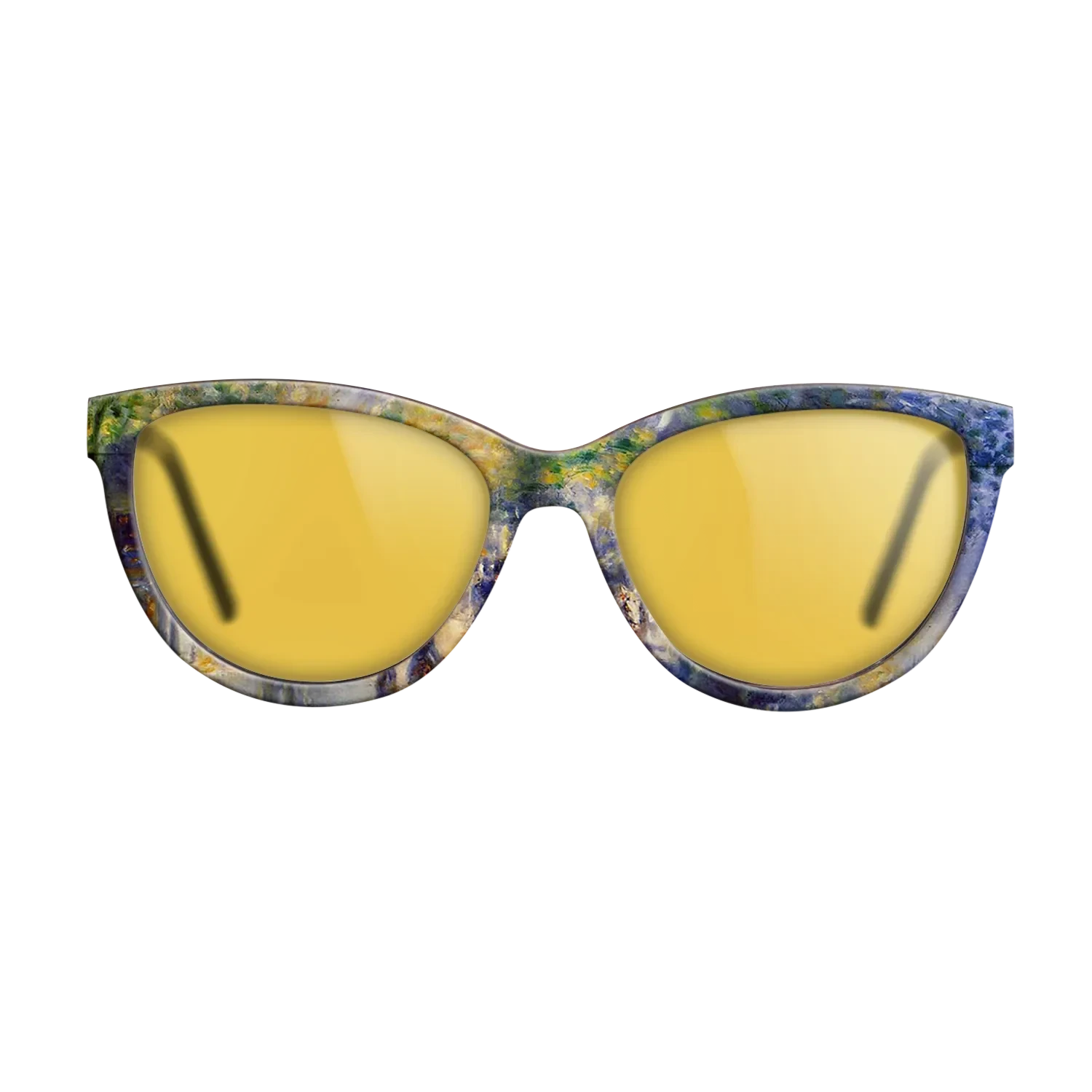 Oil Painting on Straight Grain Walnut: Rococo - The Great Boulevards, 1875 - Pierre-Auguste Renoir - The Maiden - Cat - 785 - SIRIS wood optic