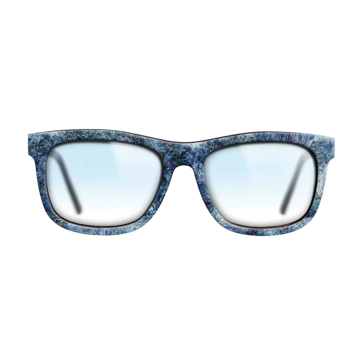 Oil Painting on Straight Grain Walnut: Rococo - The Japanese Bridge 3, 1918 - 1924 - Claude Monet - The Hero - Square - 1142 - SIRIS wood optic