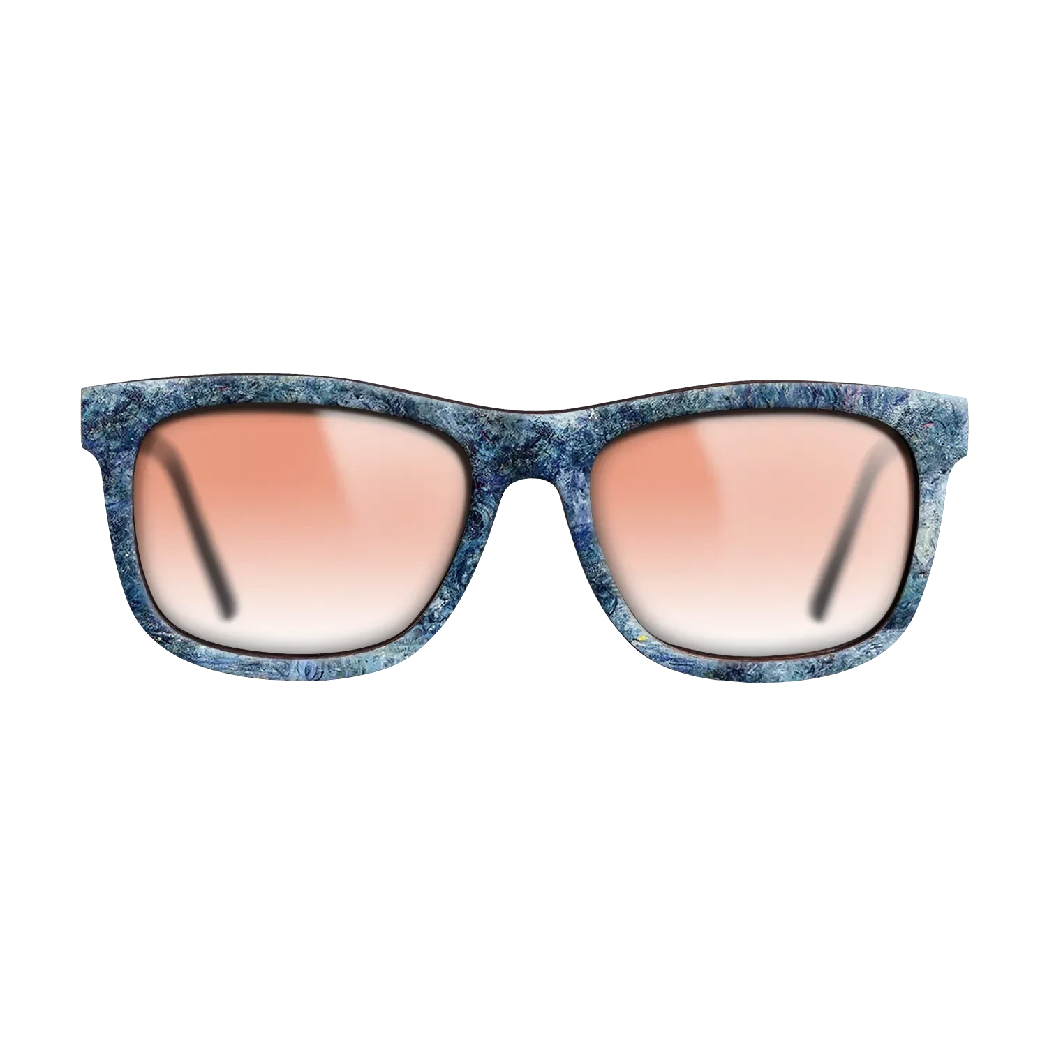 Oil Painting on Straight Grain Walnut: Rococo - The Japanese Bridge 3, 1918 - 1924 - Claude Monet - The Hero - Square - 1142 - SIRIS wood optic