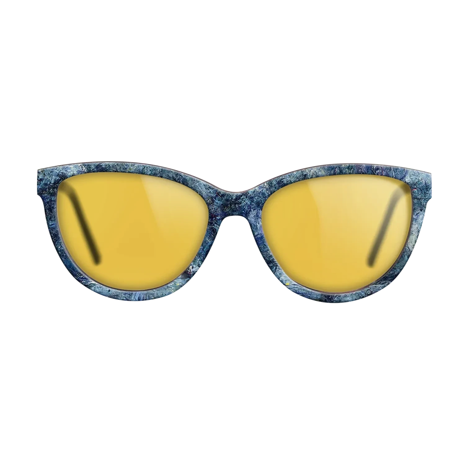 Oil Painting on Straight Grain Walnut: Rococo - The Japanese Bridge 3, 1918 - 1924 - Claude Monet - The Maiden - Cat - 1142 - SIRIS wood optic