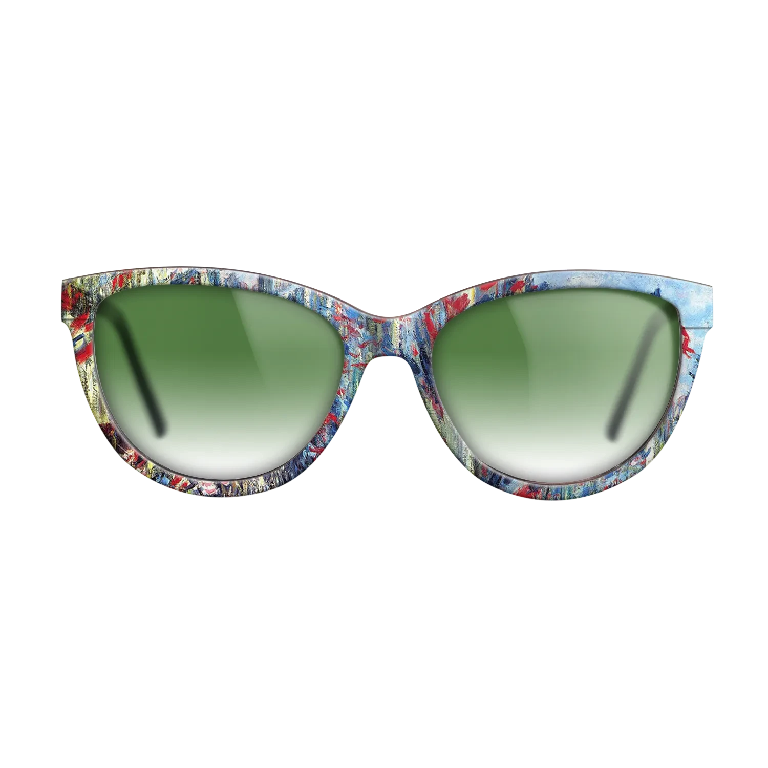 Oil Painting on Straight Grain Walnut: Rococo - The Rue Montorgueil, Paris, 1878 - Claude Monet - The Maiden - Cat - 1927 - SIRIS wood optic