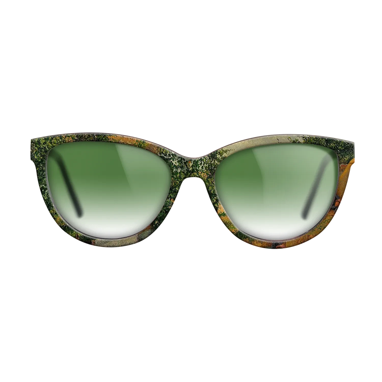 Oil Painting on Straight Grain Walnut: Rococo - The Siesta, 1899 - Camille Pissarro - The Maiden - Cat - 1727 - SIRIS wood optic