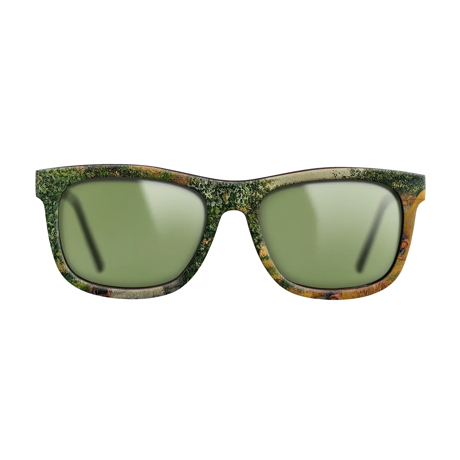 Oil Painting on Straight Grain Walnut: Rococo - The Siesta, 1899 - Camille Pissarro - The Hero - Square - 1727 - SIRIS wood optic