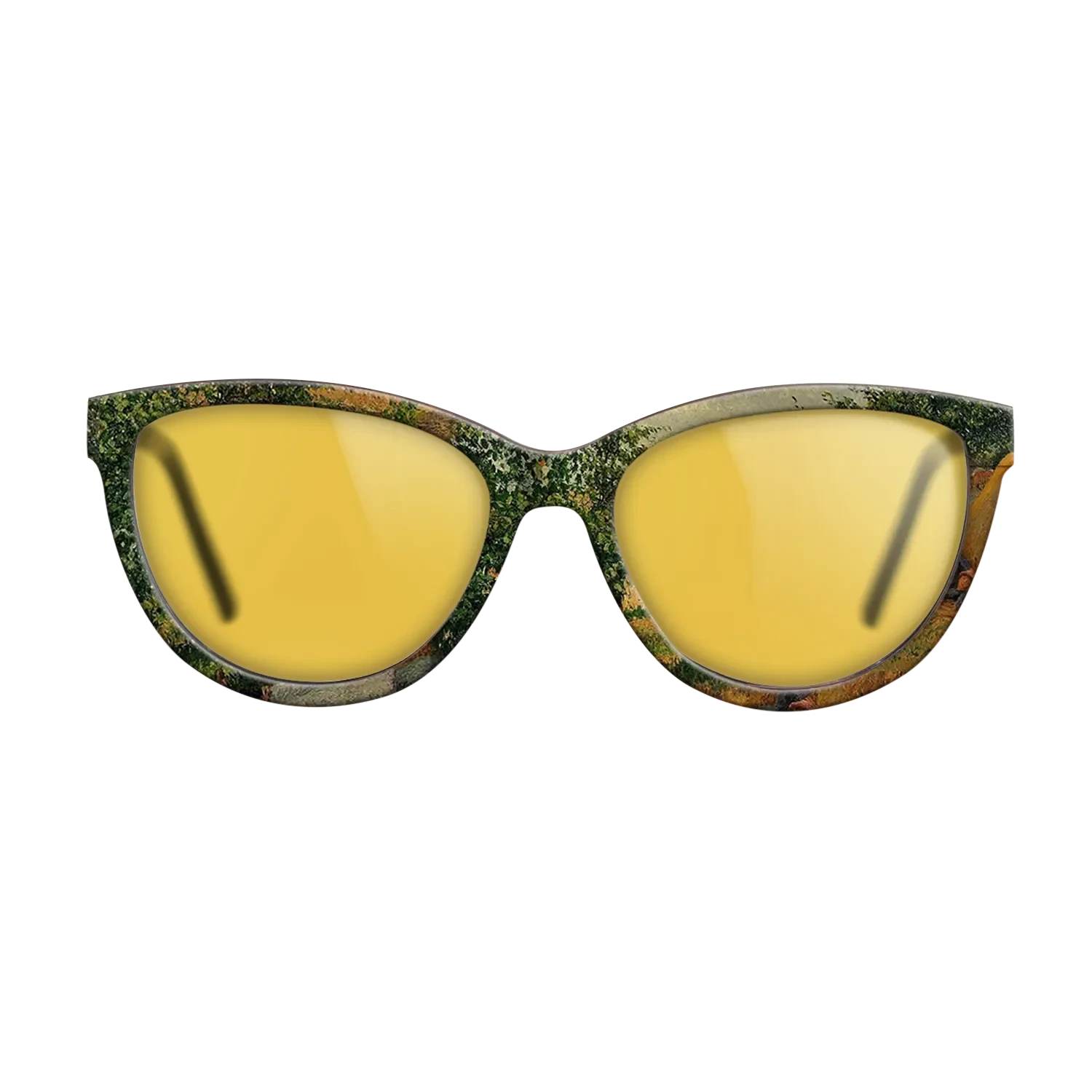 Oil Painting on Straight Grain Walnut: Rococo - The Siesta, 1899 - Camille Pissarro - The Maiden - Cat - 1727 - SIRIS wood optic