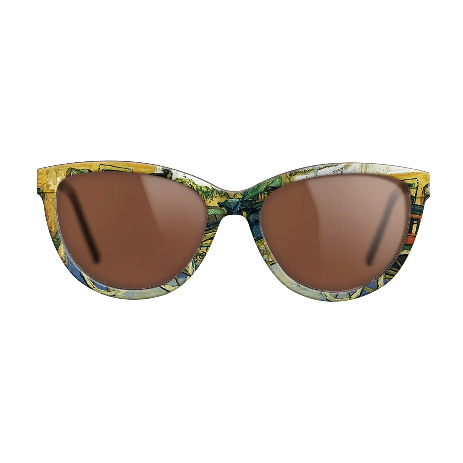 Oil Painting on Straight Grain Walnut: Rococo - The Tarascon Diligence, 1888 - Vincent van Gogh - The Maiden - Cat - 1640 - SIRIS wood optic