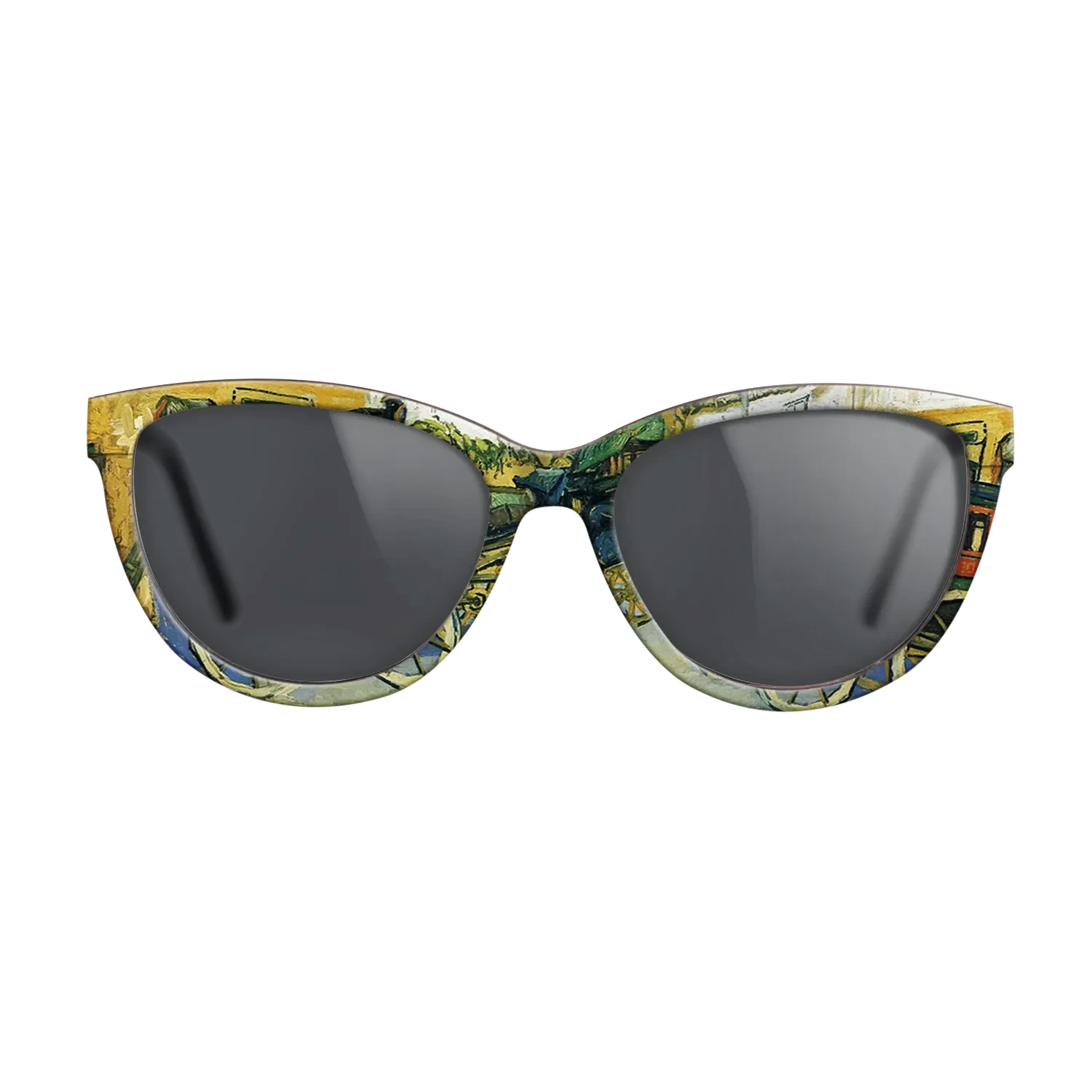 Oil Painting on Straight Grain Walnut: Rococo - The Tarascon Diligence, 1888 - Vincent van Gogh - The Maiden - Cat - 1640 - SIRIS wood optic