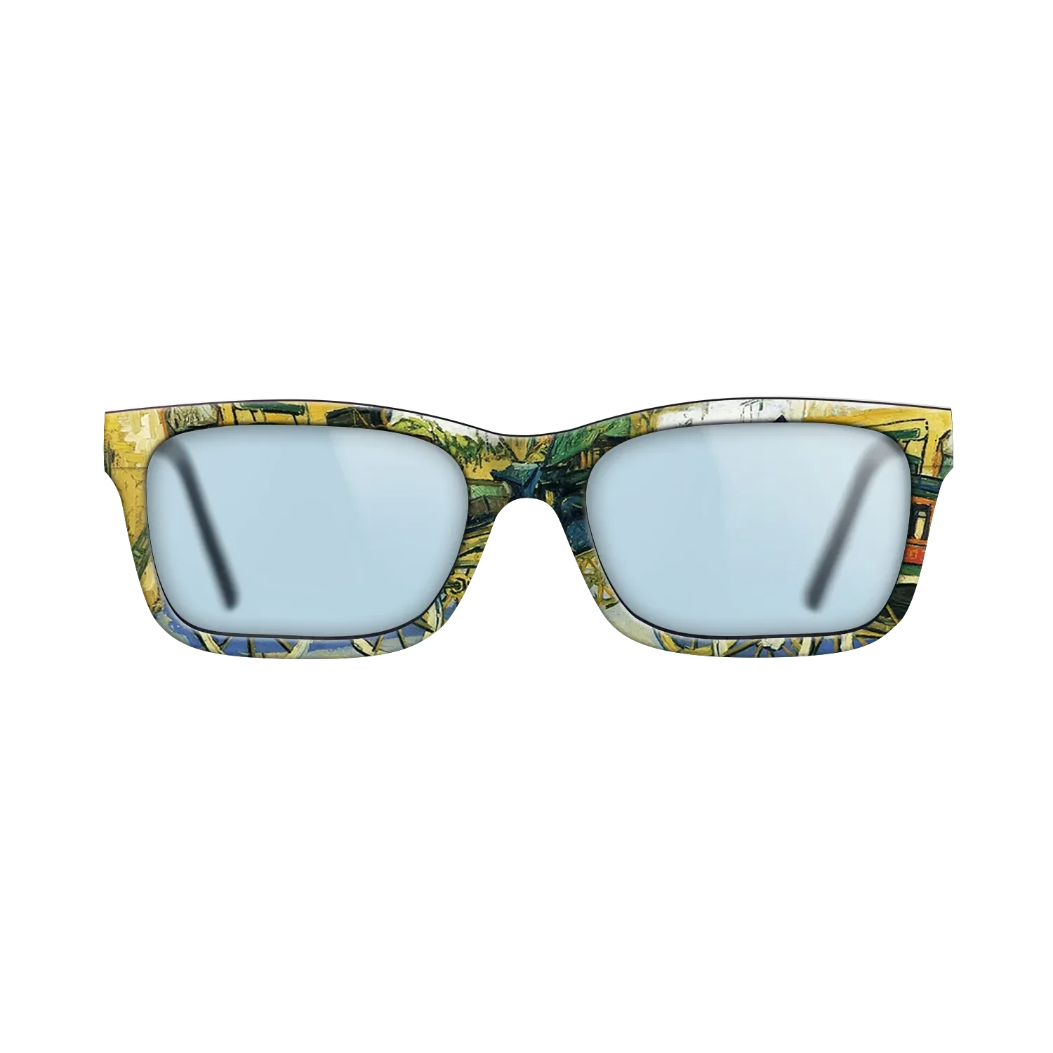 Oil Painting on Straight Grain Walnut: Rococo - The Tarascon Diligence, 1888 - Vincent van Gogh - The Sage - Rectangle - 1640 - SIRIS wood optic