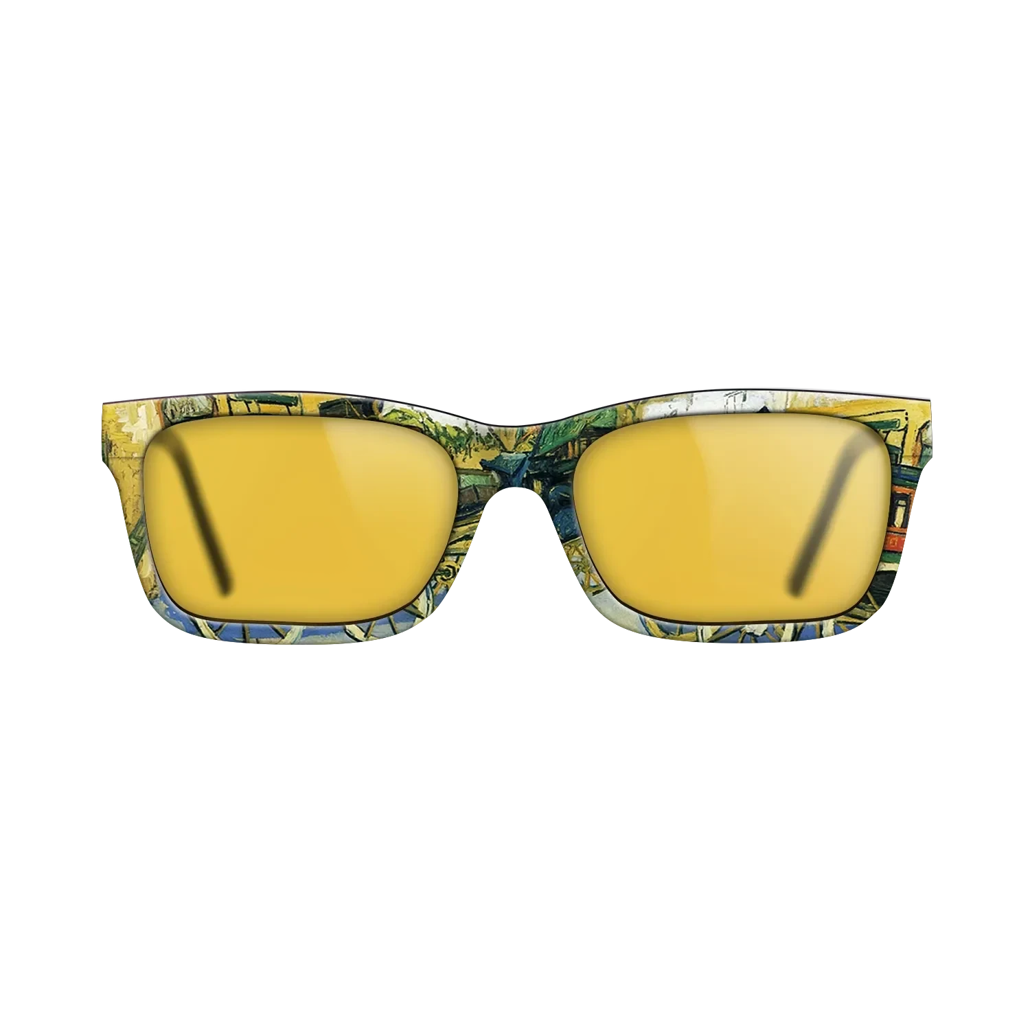 Oil Painting on Straight Grain Walnut: Rococo - The Tarascon Diligence, 1888 - Vincent van Gogh - The Sage - Rectangle - 1640 - SIRIS wood optic