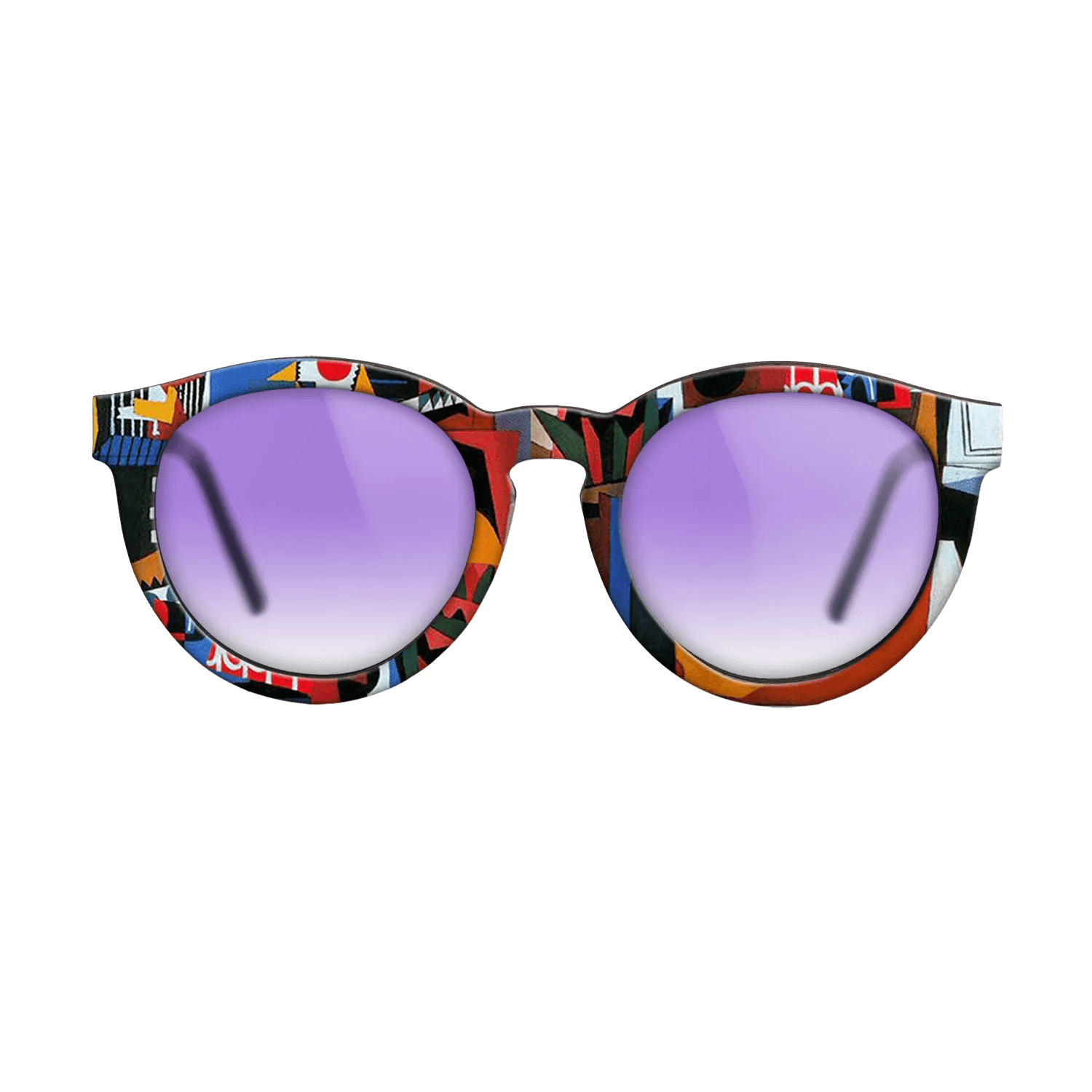 Oil Painting on Straight Grain Walnut: Rococo - The bird cage, 1944 - Pablo Picasso - The Rebel - Round - 1493 - SIRIS wood optic