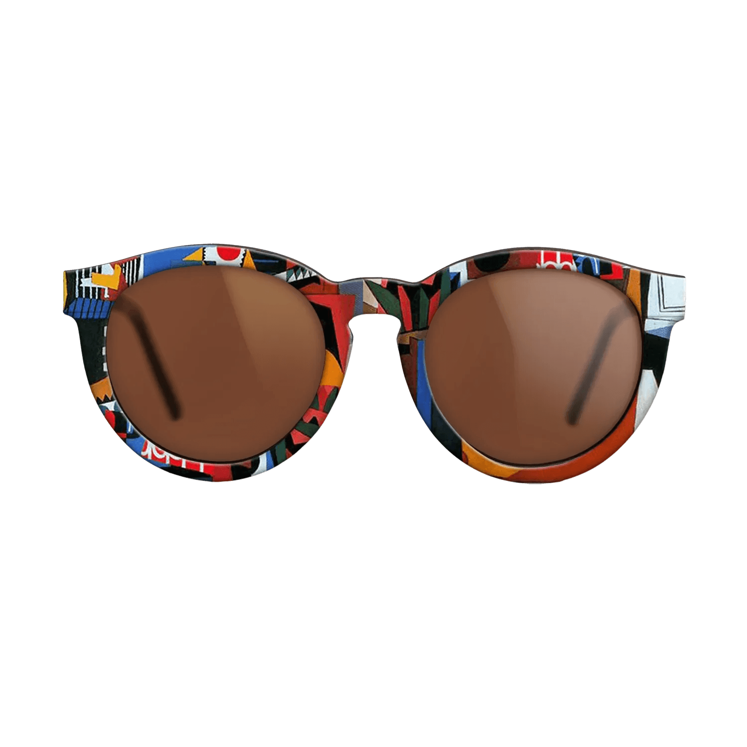 Oil Painting on Straight Grain Walnut: Rococo - The bird cage, 1944 - Pablo Picasso - The Rebel - Round - 1493 - SIRIS wood optic