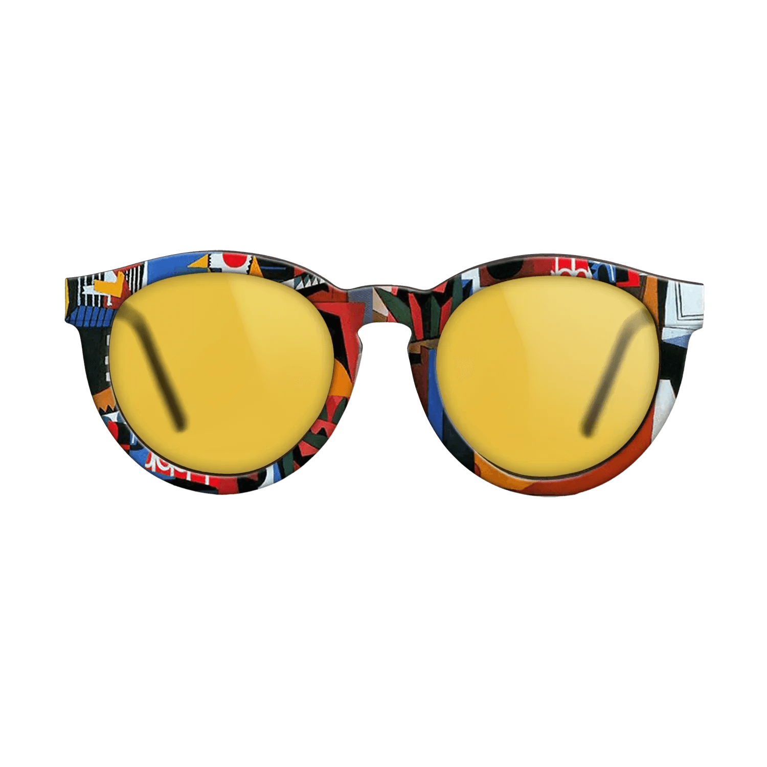 Oil Painting on Straight Grain Walnut: Rococo - The bird cage, 1944 - Pablo Picasso - The Rebel - Round - 1493 - SIRIS wood optic