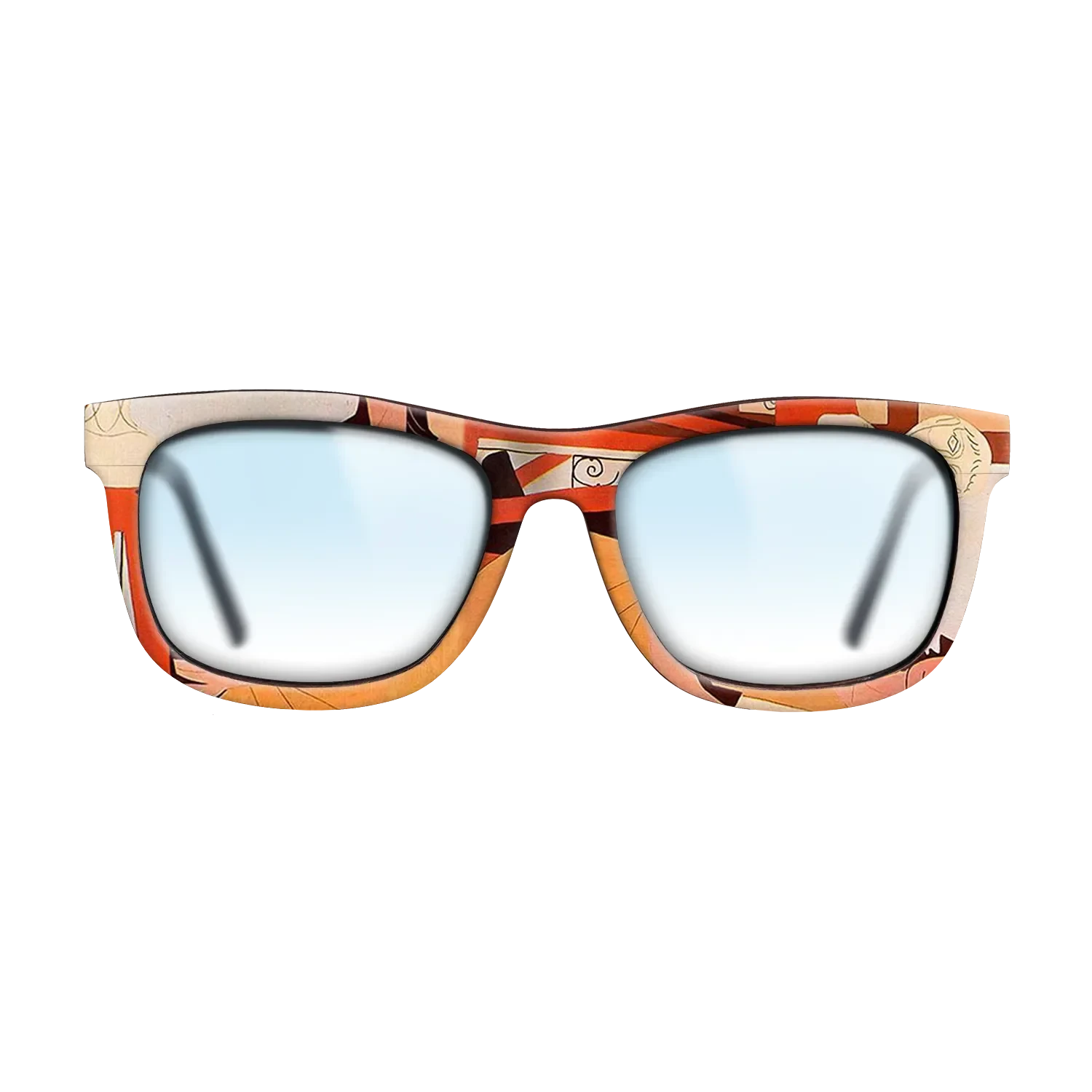 Oil Painting on Straight Grain Walnut: Rococo - The sculpture, 1925 - Pablo Picasso - The Hero - Square - 1667 - SIRIS wood optic