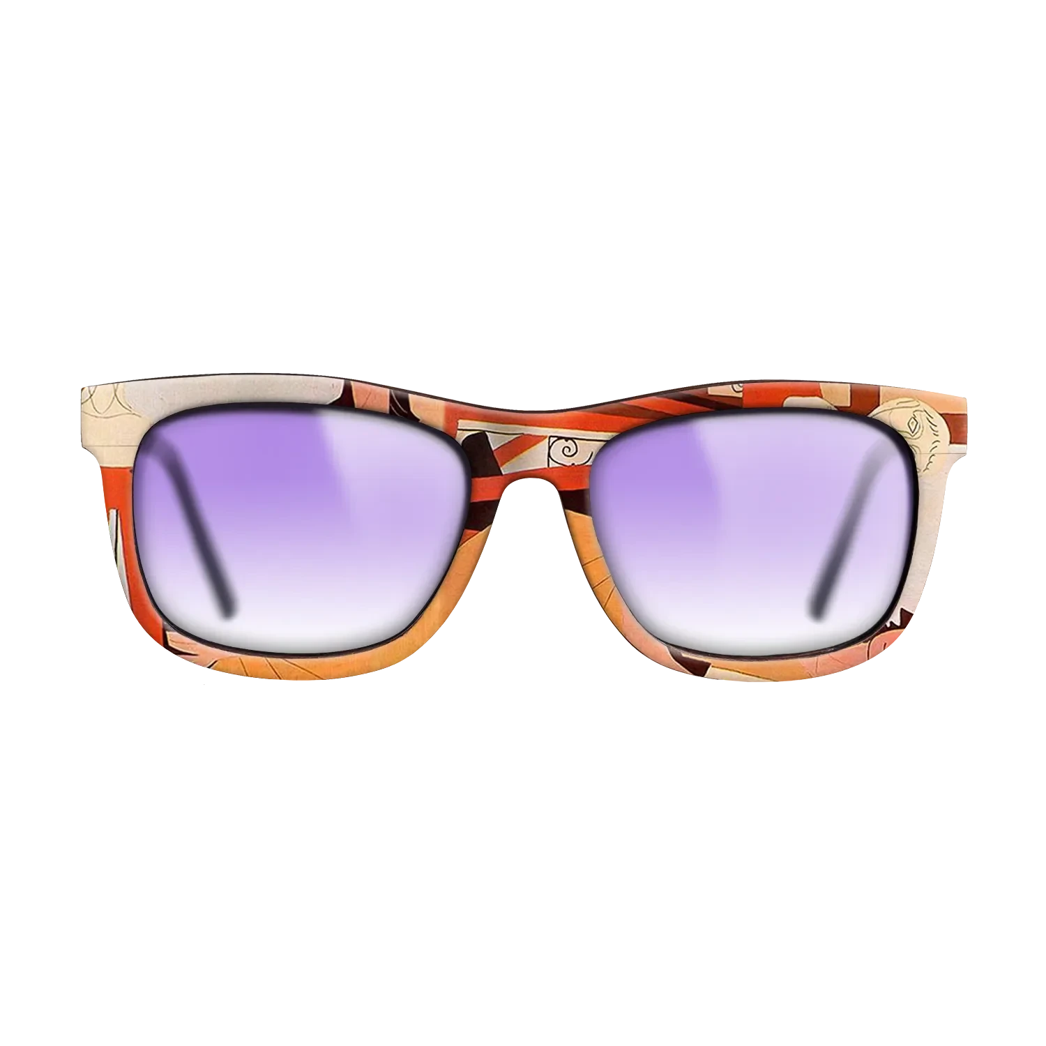 Oil Painting on Straight Grain Walnut: Rococo - The sculpture, 1925 - Pablo Picasso - The Hero - Square - 1667 - SIRIS wood optic