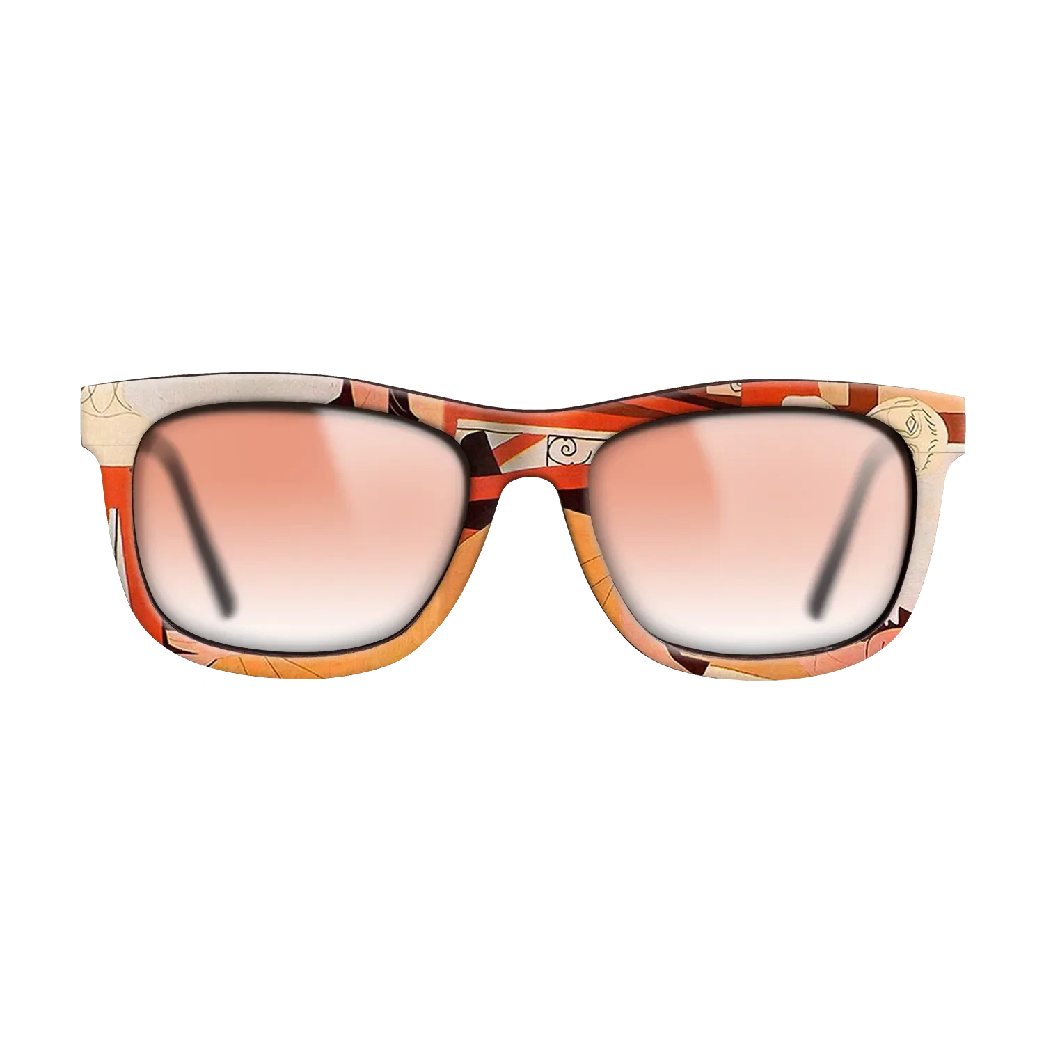 Oil Painting on Straight Grain Walnut: Rococo - The sculpture, 1925 - Pablo Picasso - The Hero - Square - 1667 - SIRIS wood optic