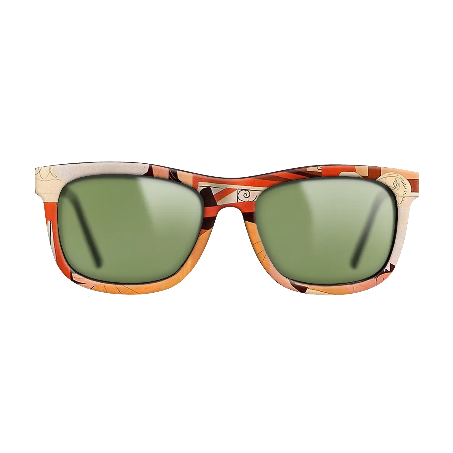 Oil Painting on Straight Grain Walnut: Rococo - The sculpture, 1925 - Pablo Picasso - The Hero - Square - 1667 - SIRIS wood optic