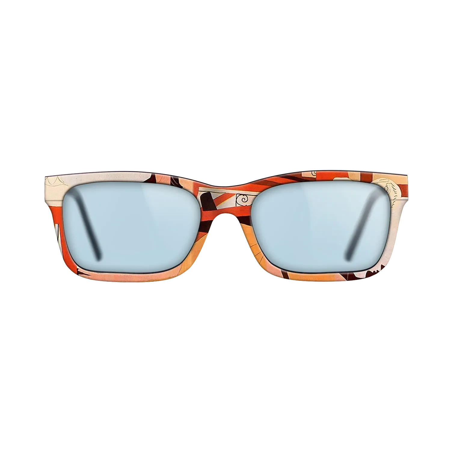 Oil Painting on Straight Grain Walnut: Rococo - The sculpture, 1925 - Pablo Picasso - The Sage - Rectangle - 1667 - SIRIS wood optic