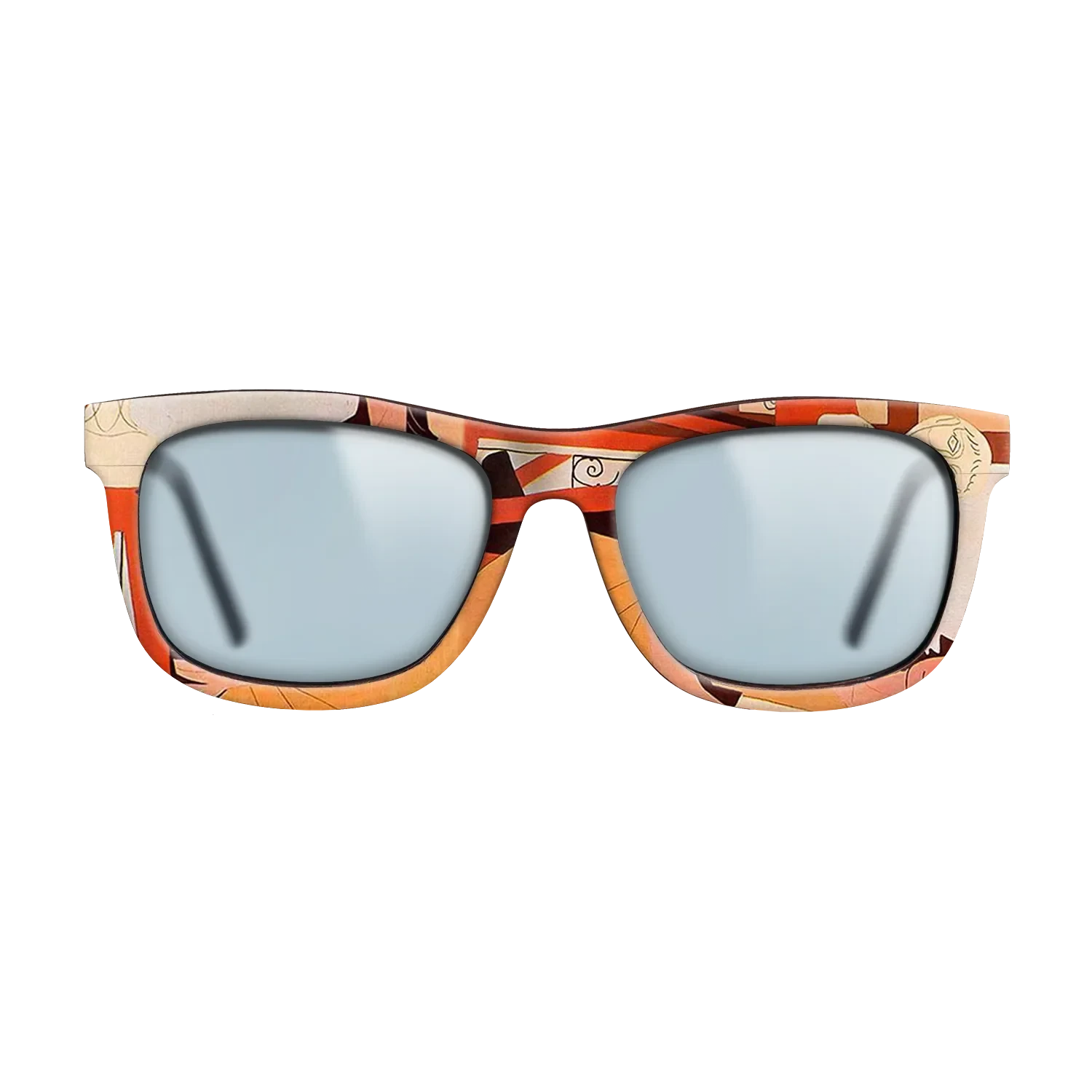 Oil Painting on Straight Grain Walnut: Rococo - The sculpture, 1925 - Pablo Picasso - The Hero - Square - 1667 - SIRIS wood optic