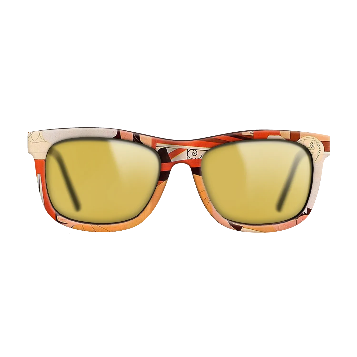 Oil Painting on Straight Grain Walnut: Rococo - The sculpture, 1925 - Pablo Picasso - The Hero - Square - 1667 - SIRIS wood optic