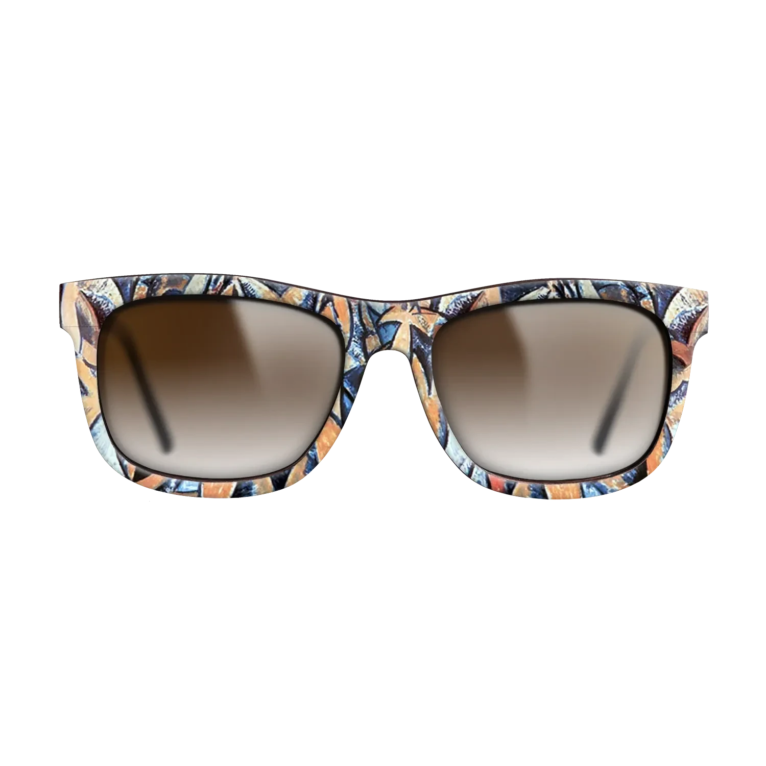 Oil Painting on Straight Grain Walnut: Rococo - Three women (Rhythmical version), 1908 - Pablo Picasso - The Hero - Square - 806 - SIRIS wood optic