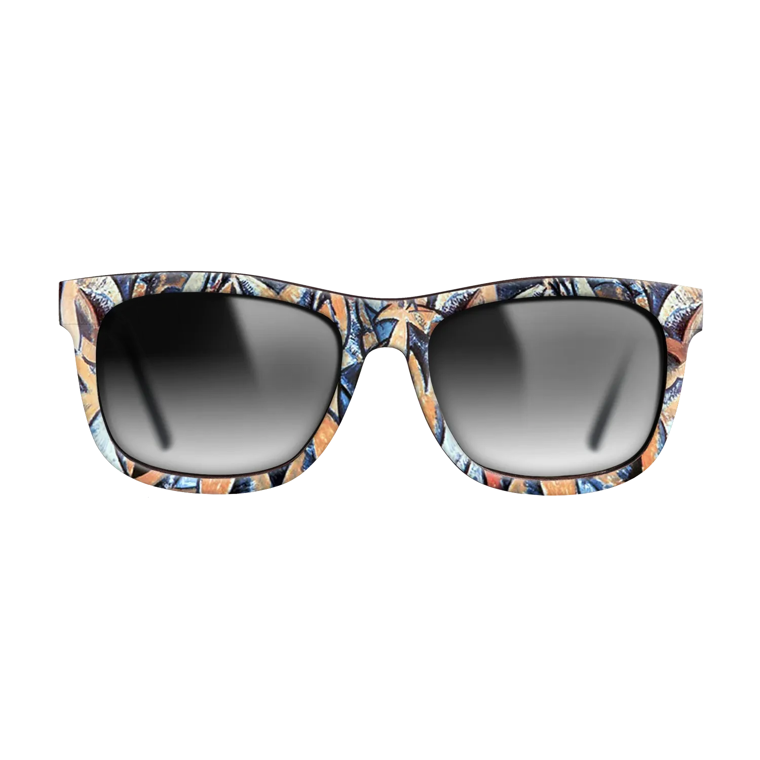 Oil Painting on Straight Grain Walnut: Rococo - Three women (Rhythmical version), 1908 - Pablo Picasso - The Hero - Square - 806 - SIRIS wood optic