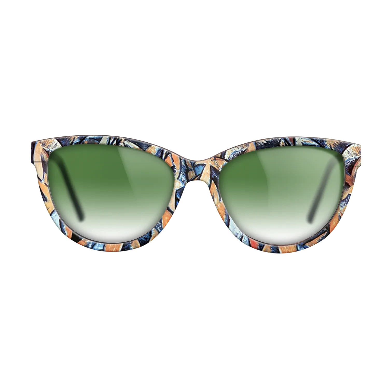 Oil Painting on Straight Grain Walnut: Rococo - Three women (Rhythmical version), 1908 - Pablo Picasso - The Maiden - Cat - 806 - SIRIS wood optic