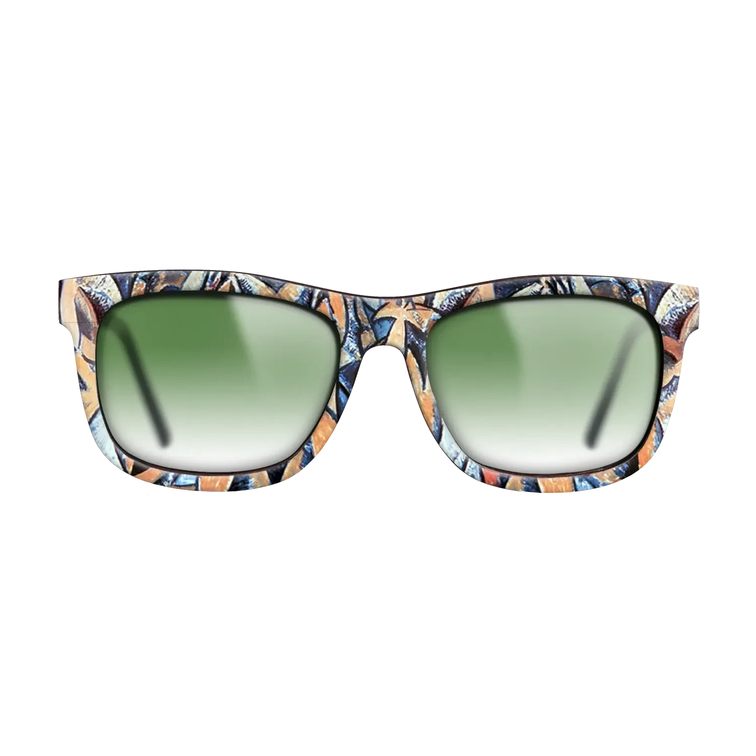 Oil Painting on Straight Grain Walnut: Rococo - Three women (Rhythmical version), 1908 - Pablo Picasso - The Hero - Square - 806 - SIRIS wood optic