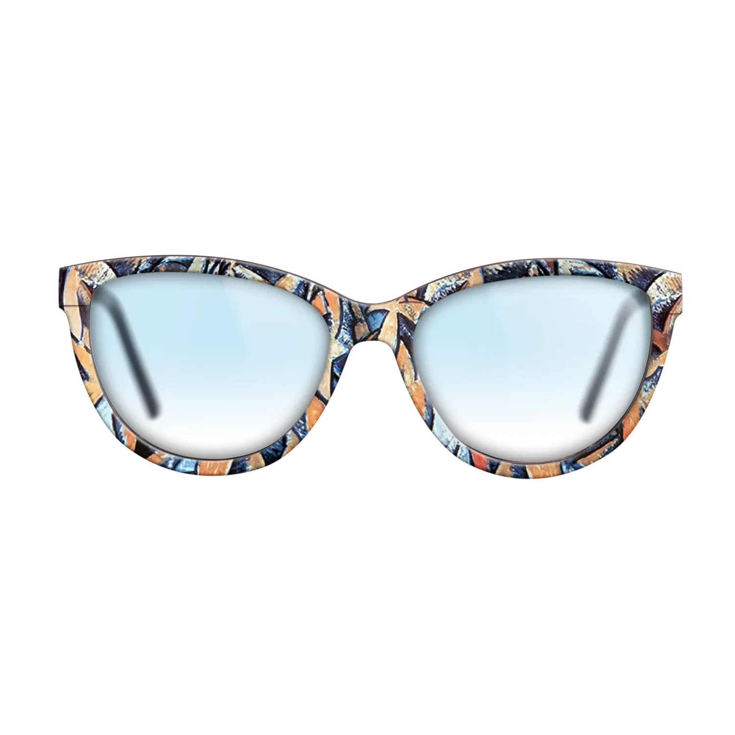 Oil Painting on Straight Grain Walnut: Rococo - Three women (Rhythmical version), 1908 - Pablo Picasso - The Maiden - Cat - 806 - SIRIS wood optic