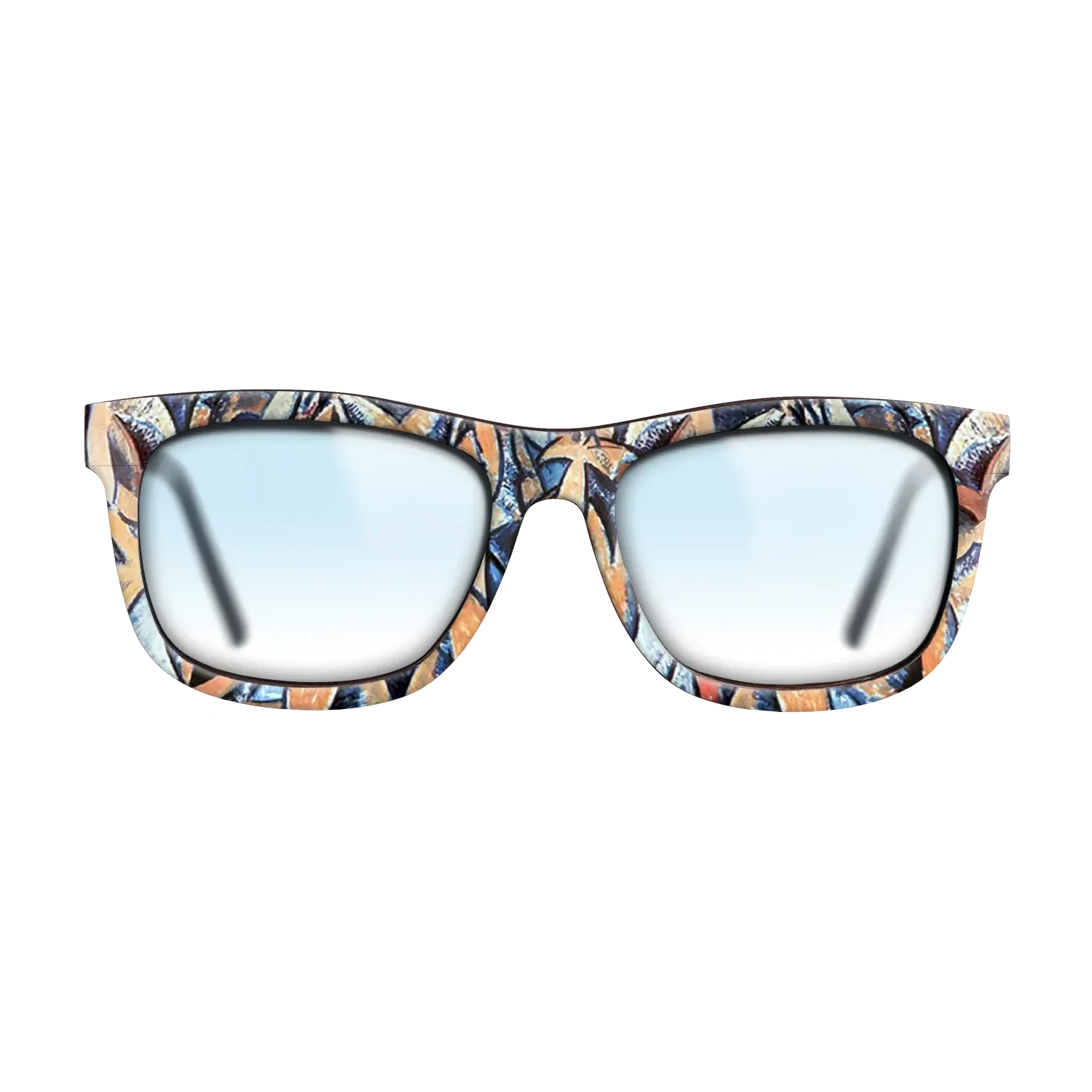 Oil Painting on Straight Grain Walnut: Rococo - Three women (Rhythmical version), 1908 - Pablo Picasso - The Hero - Square - 806 - SIRIS wood optic