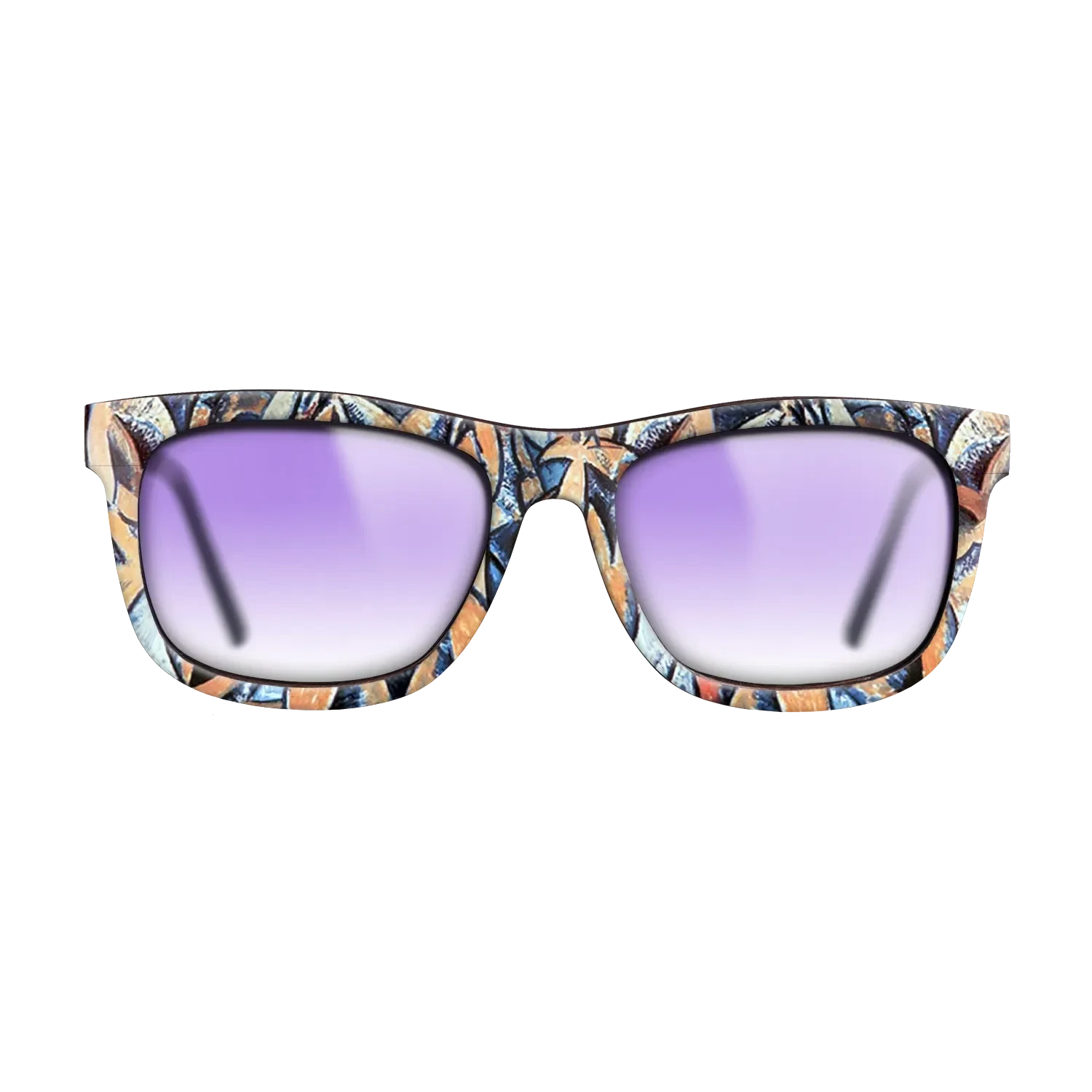 Oil Painting on Straight Grain Walnut: Rococo - Three women (Rhythmical version), 1908 - Pablo Picasso - The Hero - Square - 806 - SIRIS wood optic