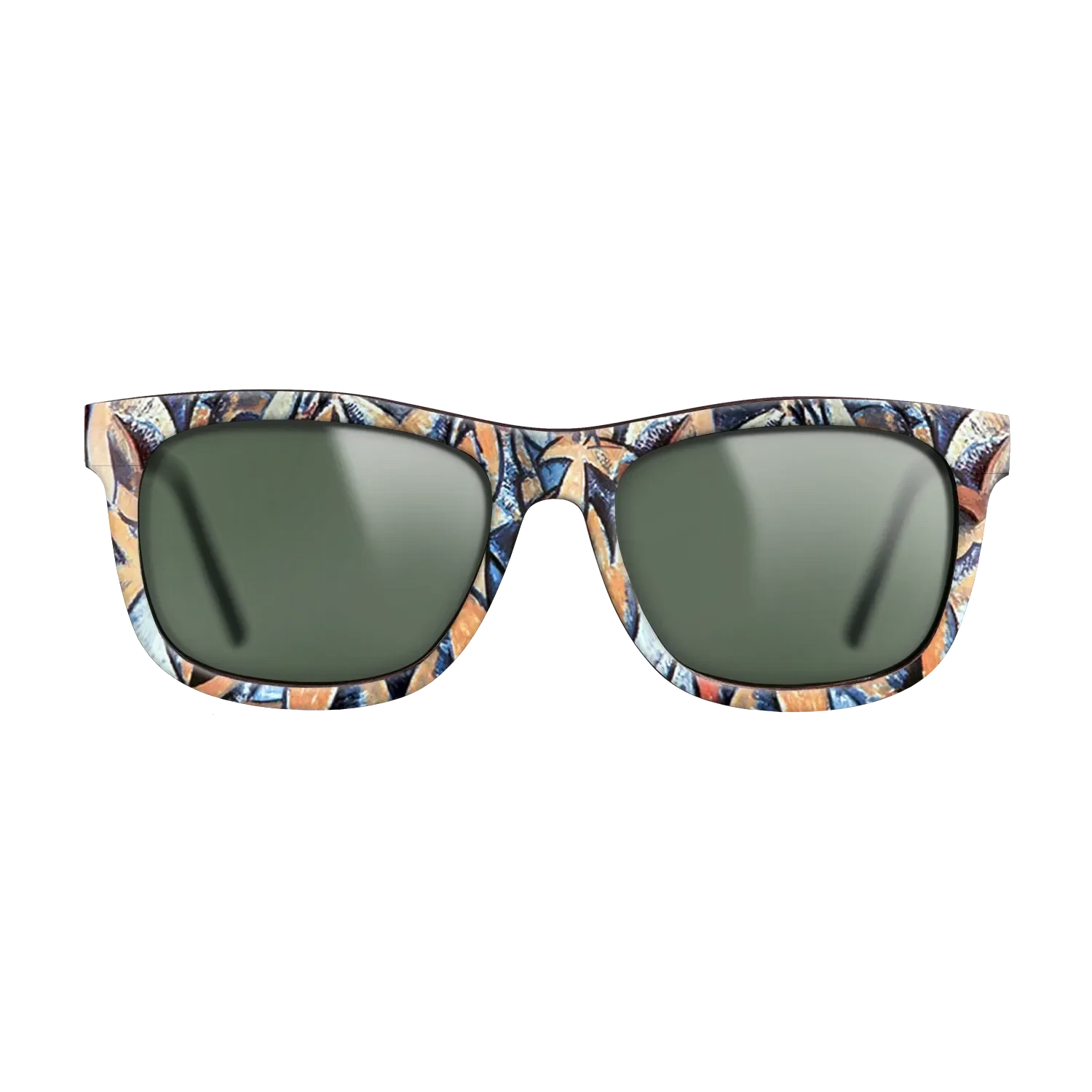 Oil Painting on Straight Grain Walnut: Rococo - Three women (Rhythmical version), 1908 - Pablo Picasso - The Hero - Square - 806 - SIRIS wood optic